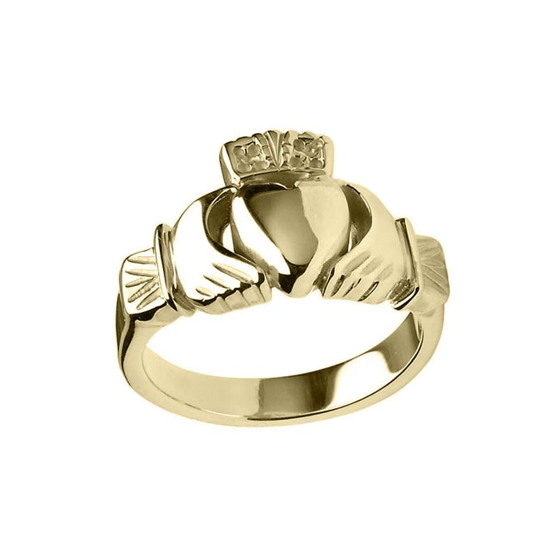 Heavy Claddagh Ring for Men, From Ireland - Main Image