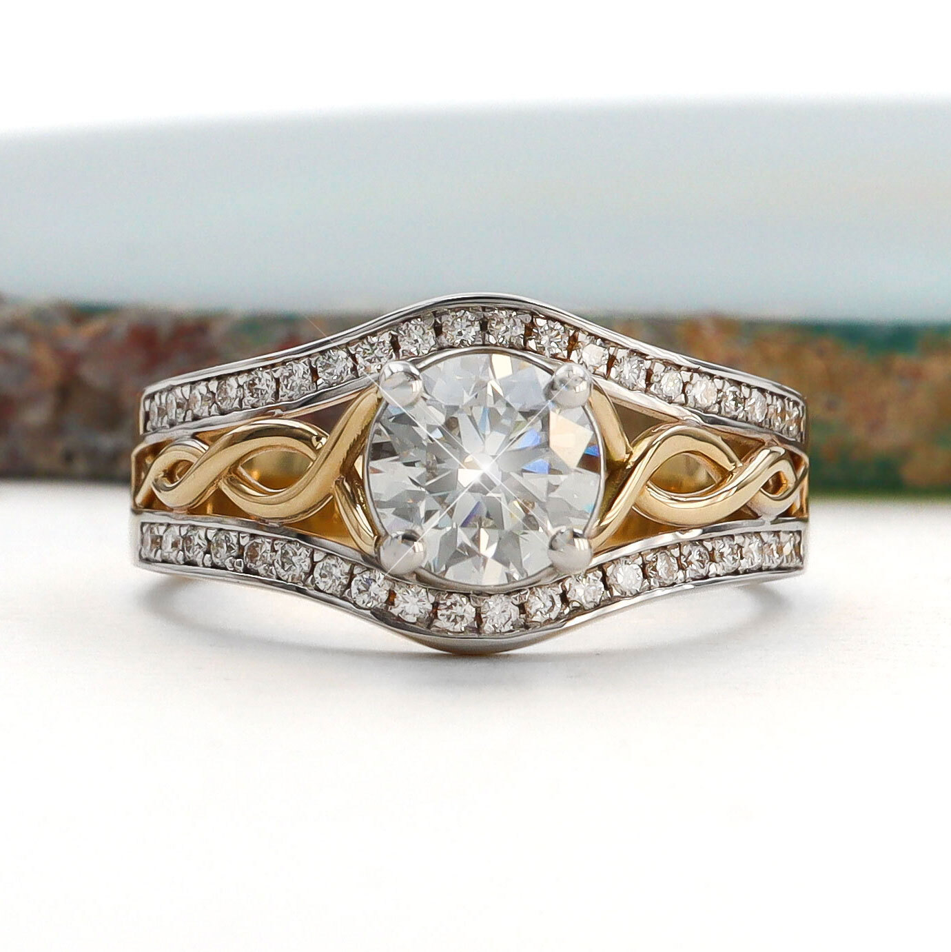 Celtic Knot Diamond Ring