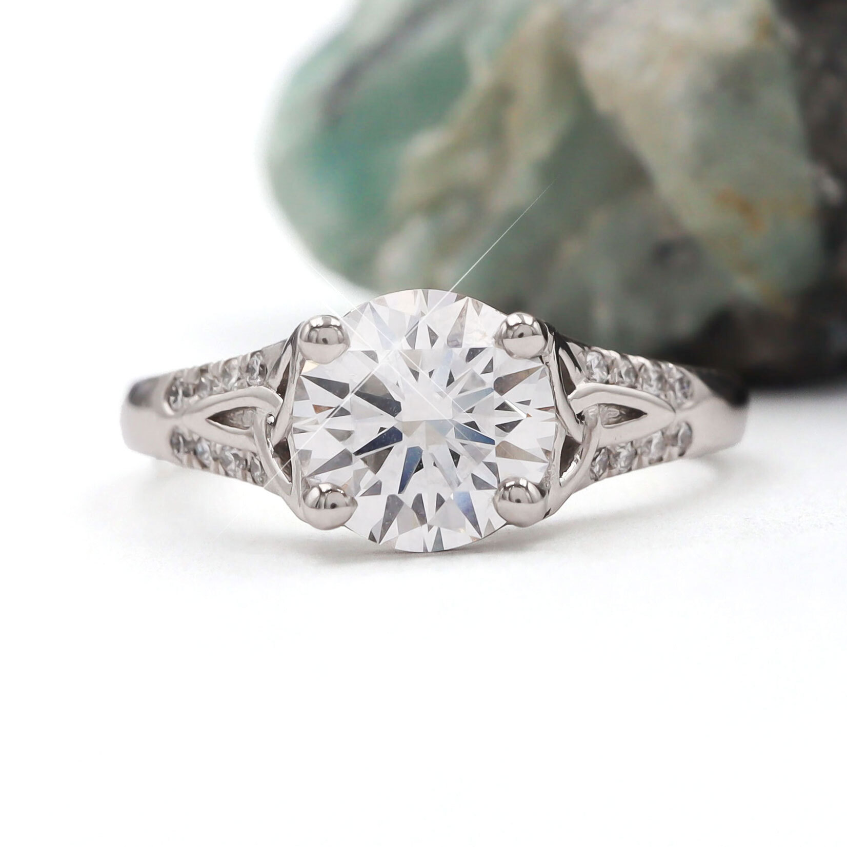 1.50ct Diamond Trinity Knot Ring