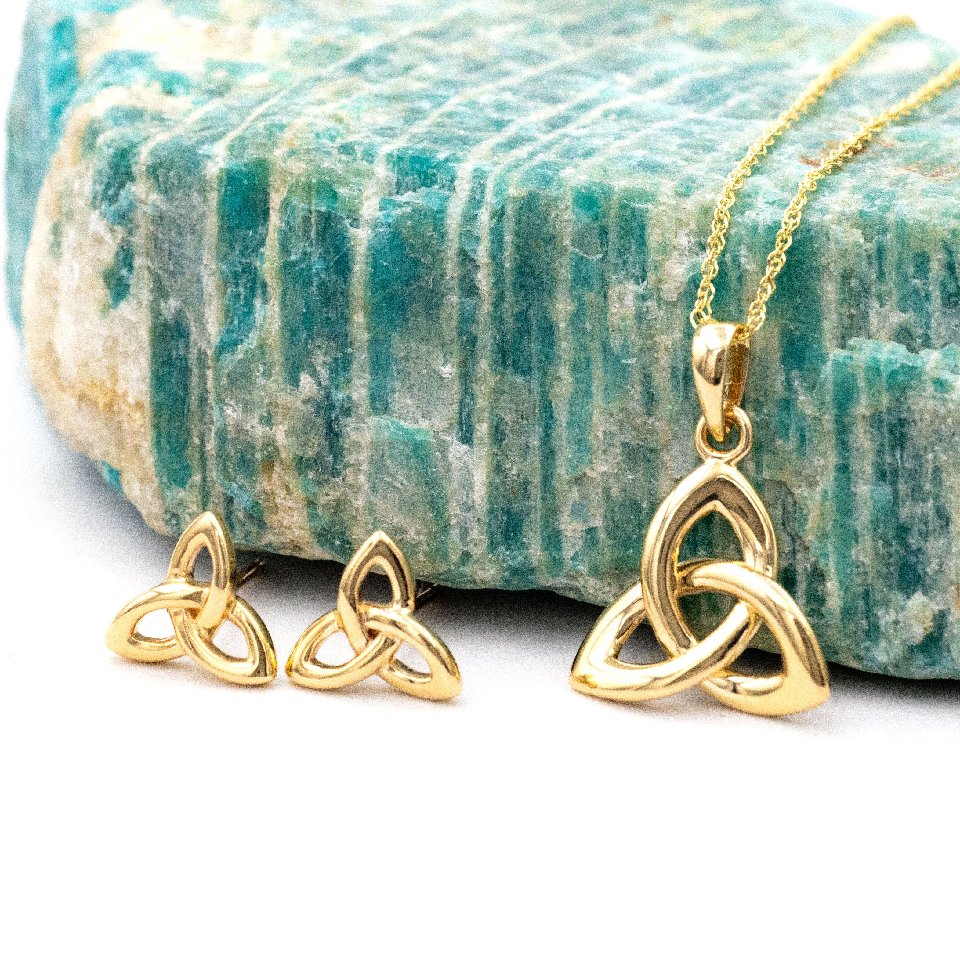 Gold Trinity Knot Gift Set