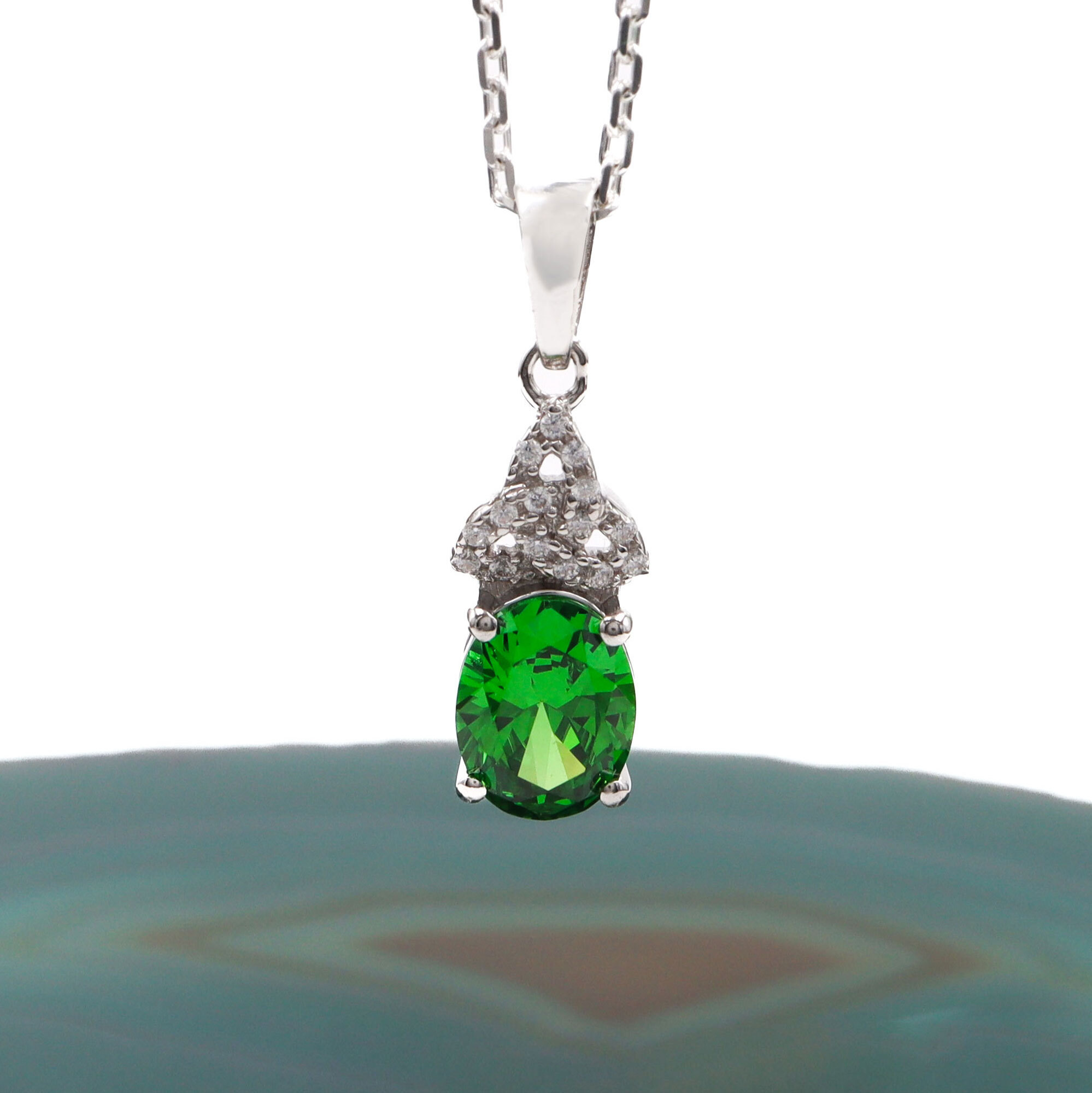 Striking Sterling Silver Trinity Knot Gift Set With a Polished Finish For Women