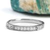 CROP Trinity Knot Diamond Band white gold Sku 25153 front