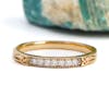 CROP Trinity Knot Diamond Band yellow gold Sku 25152 front
