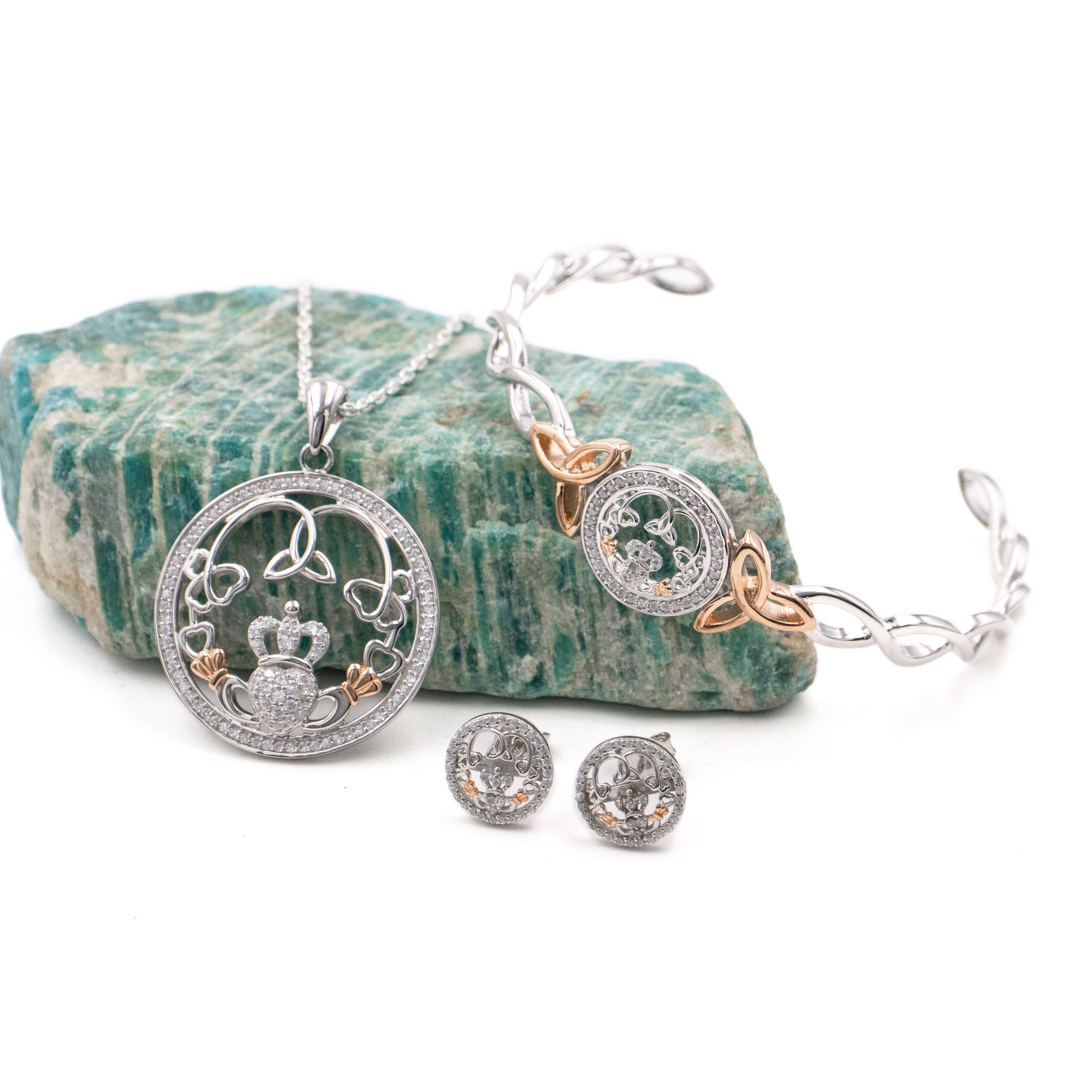 Bracelet, Necklace and Stud Earring Gift Set