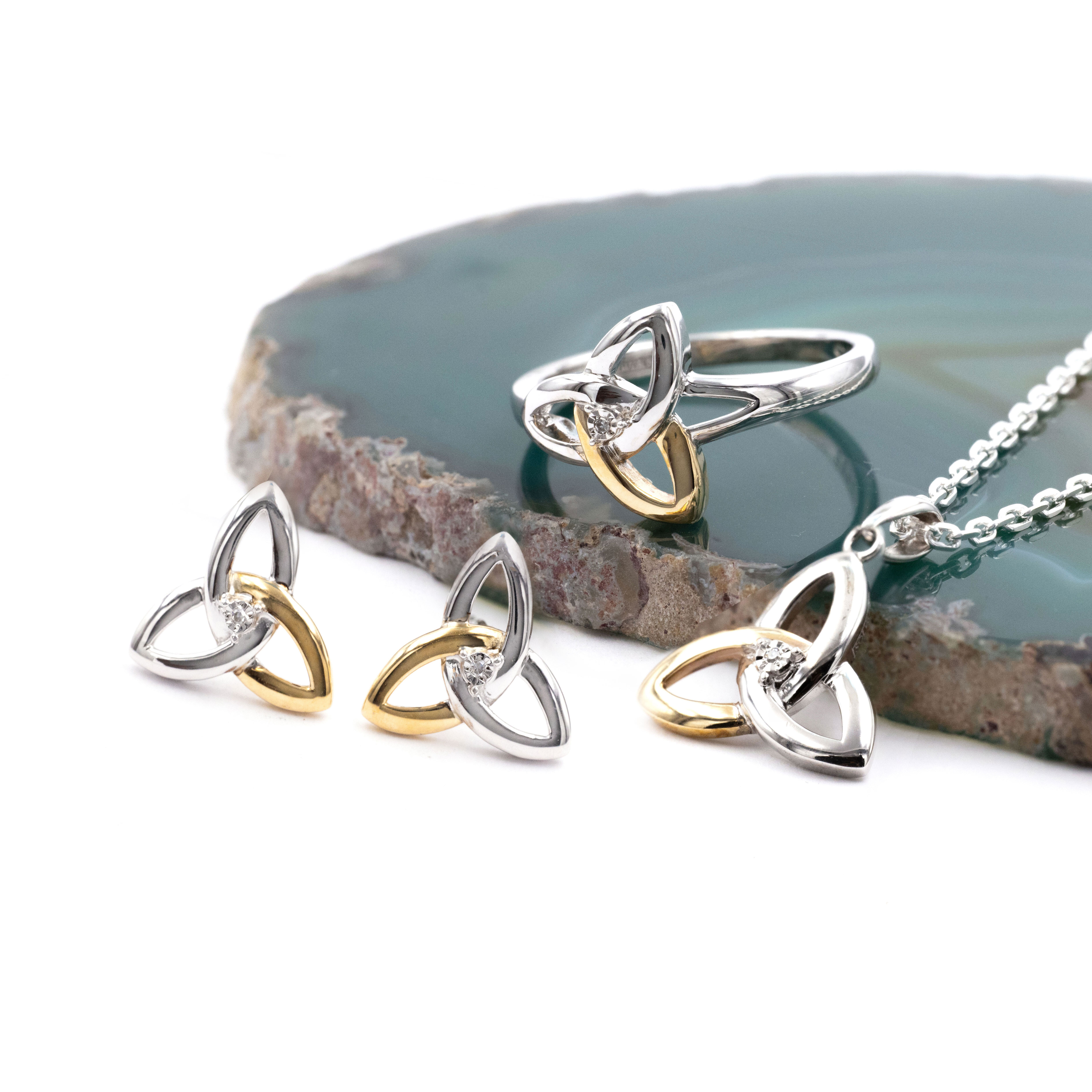 Necklace, Stud Earring and Ring Gift Set