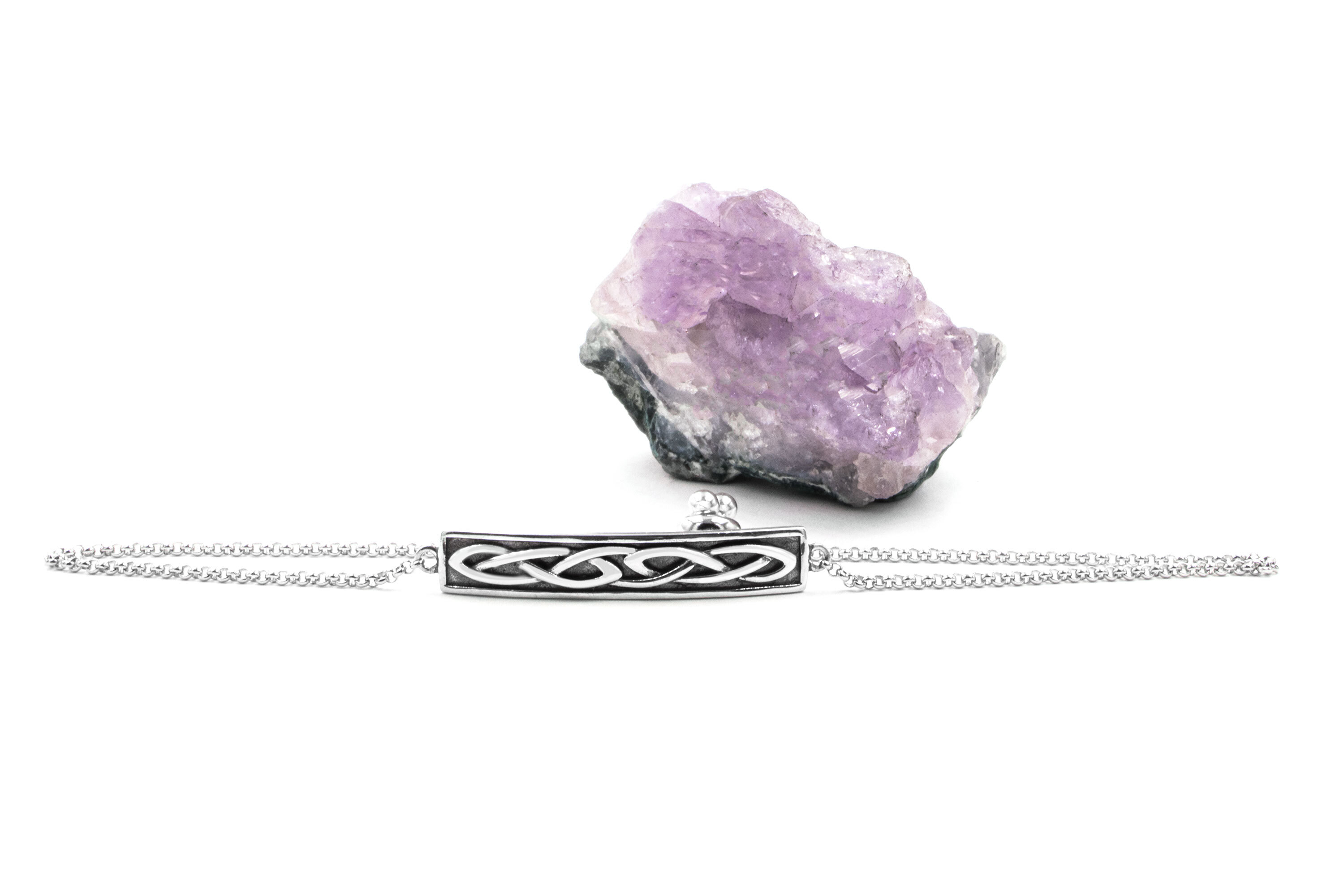 Irish Sterling Silver Celtic Knot Bracelet For Women