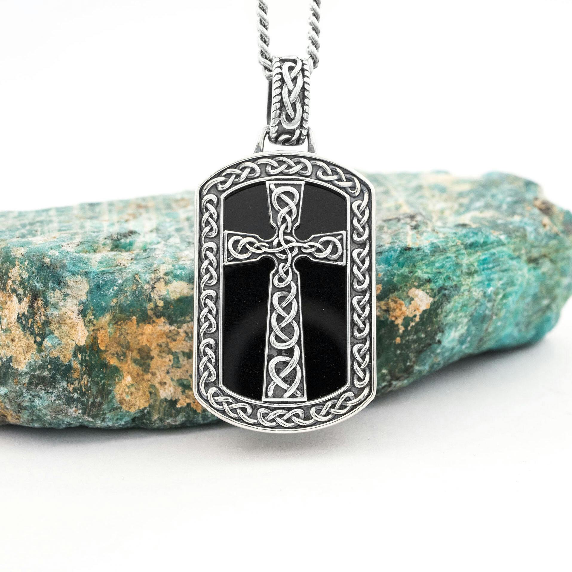 Onyx dog tag Clearance