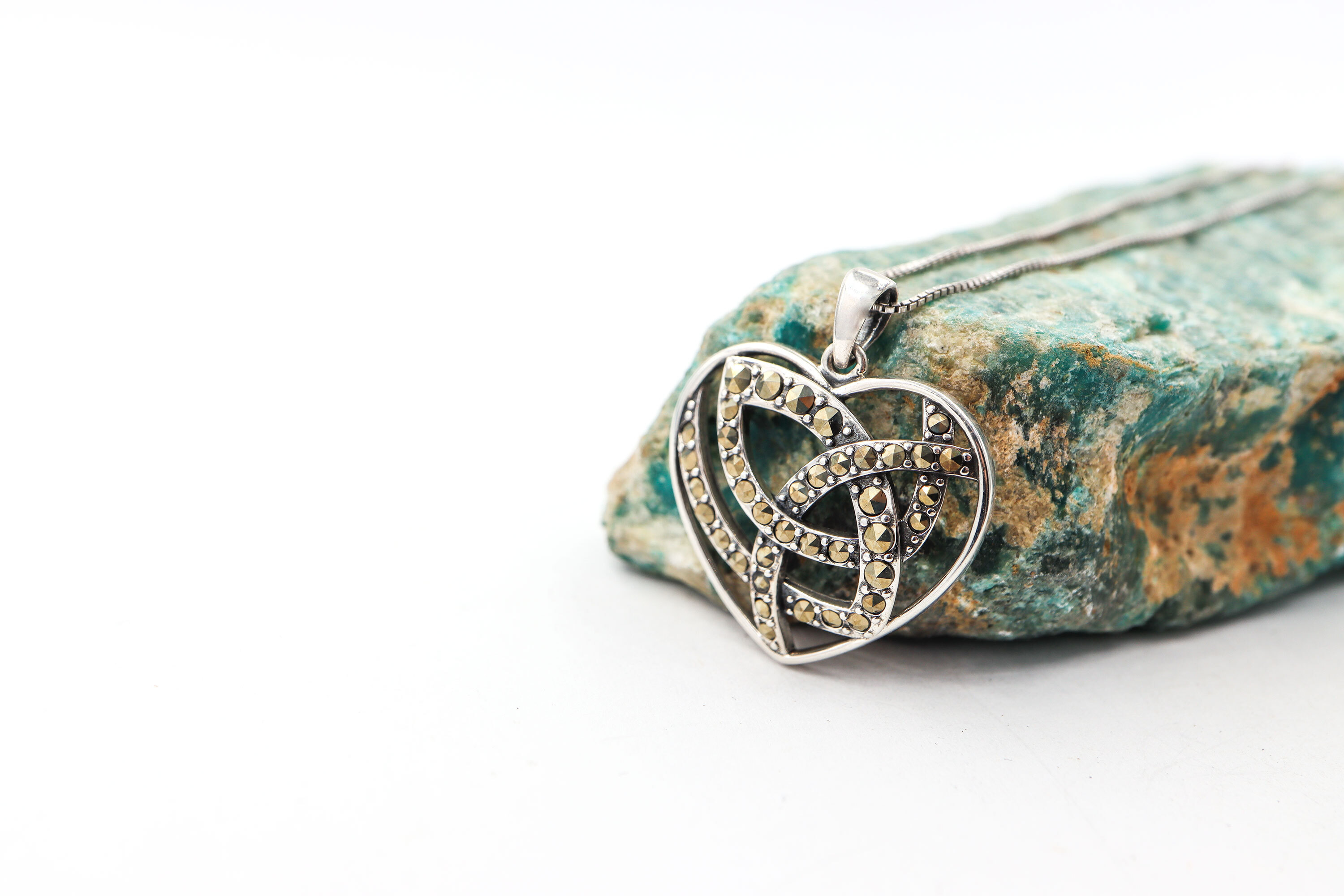 Authentic Sterling Silver Celtic Knot Necklace For Women