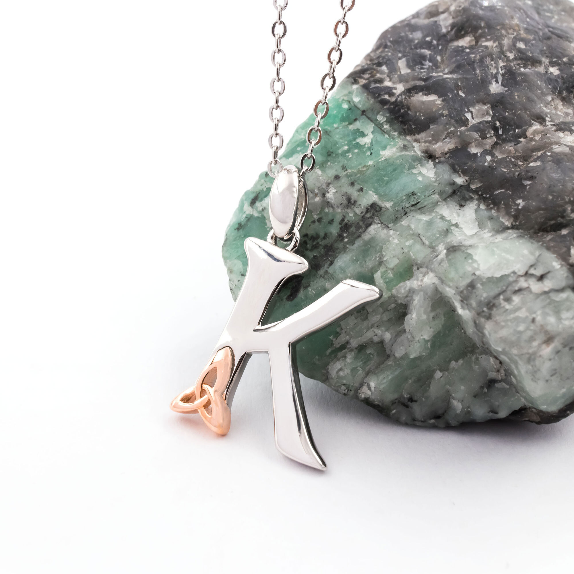 Sterling Silver Initial K