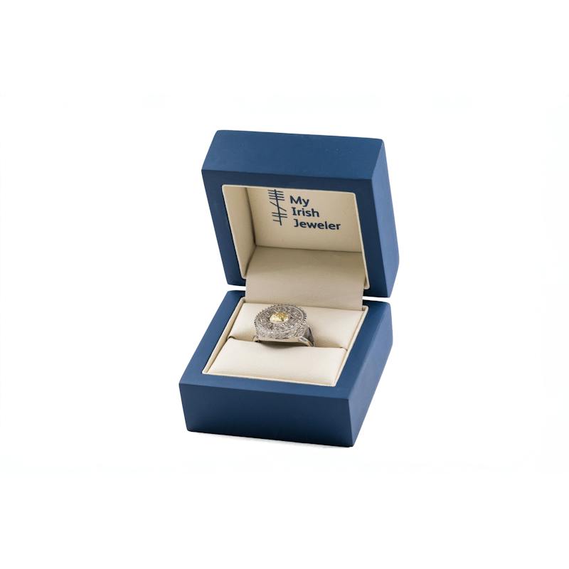 BHUBREA 925 Sterling Silver Claddagh Rings for Women Irish BHUBREA 925 Sterling Silver Claddagh Rings for Women Irish