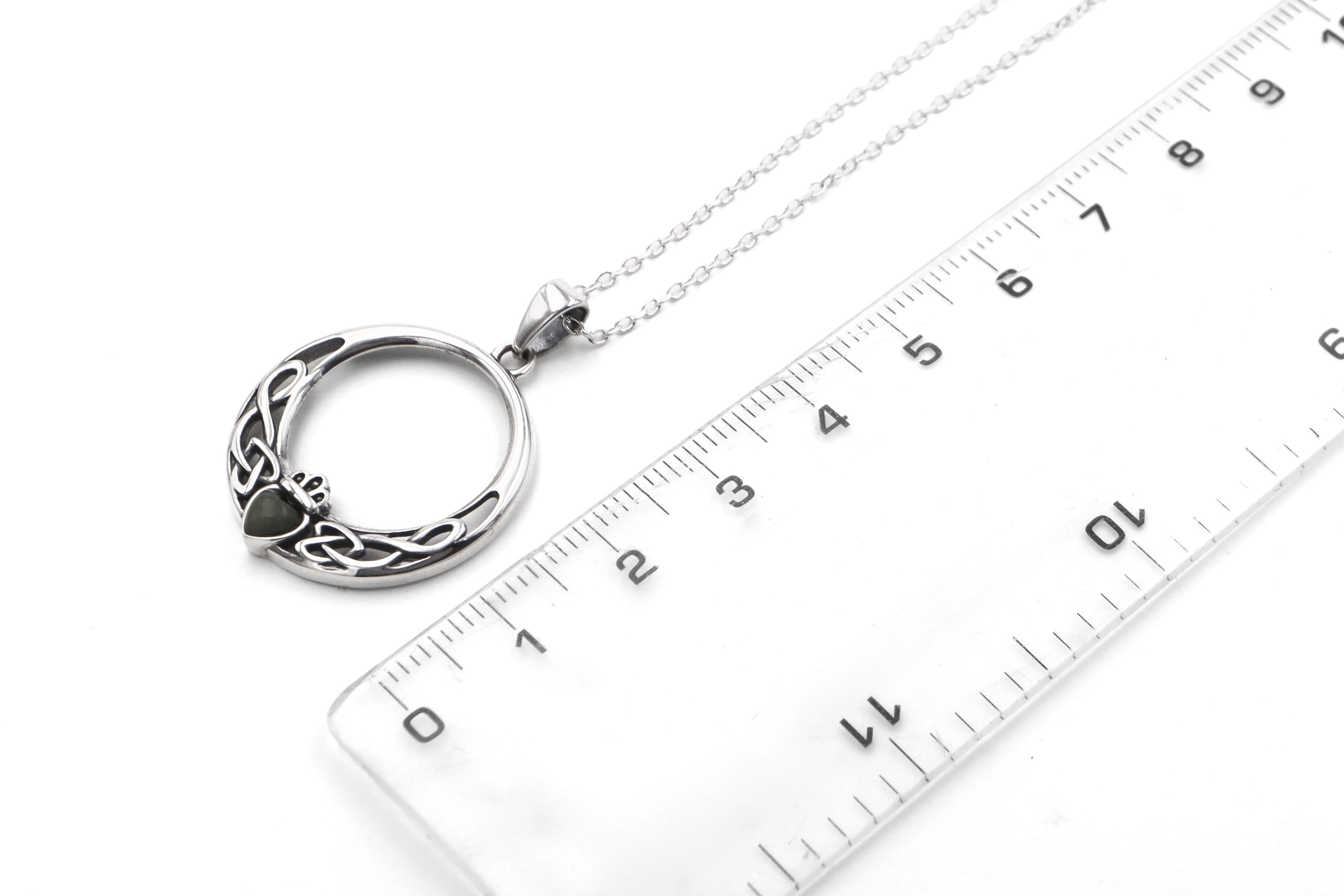 Claddagh Connemara Marble Necklace S Ku 25211 scale