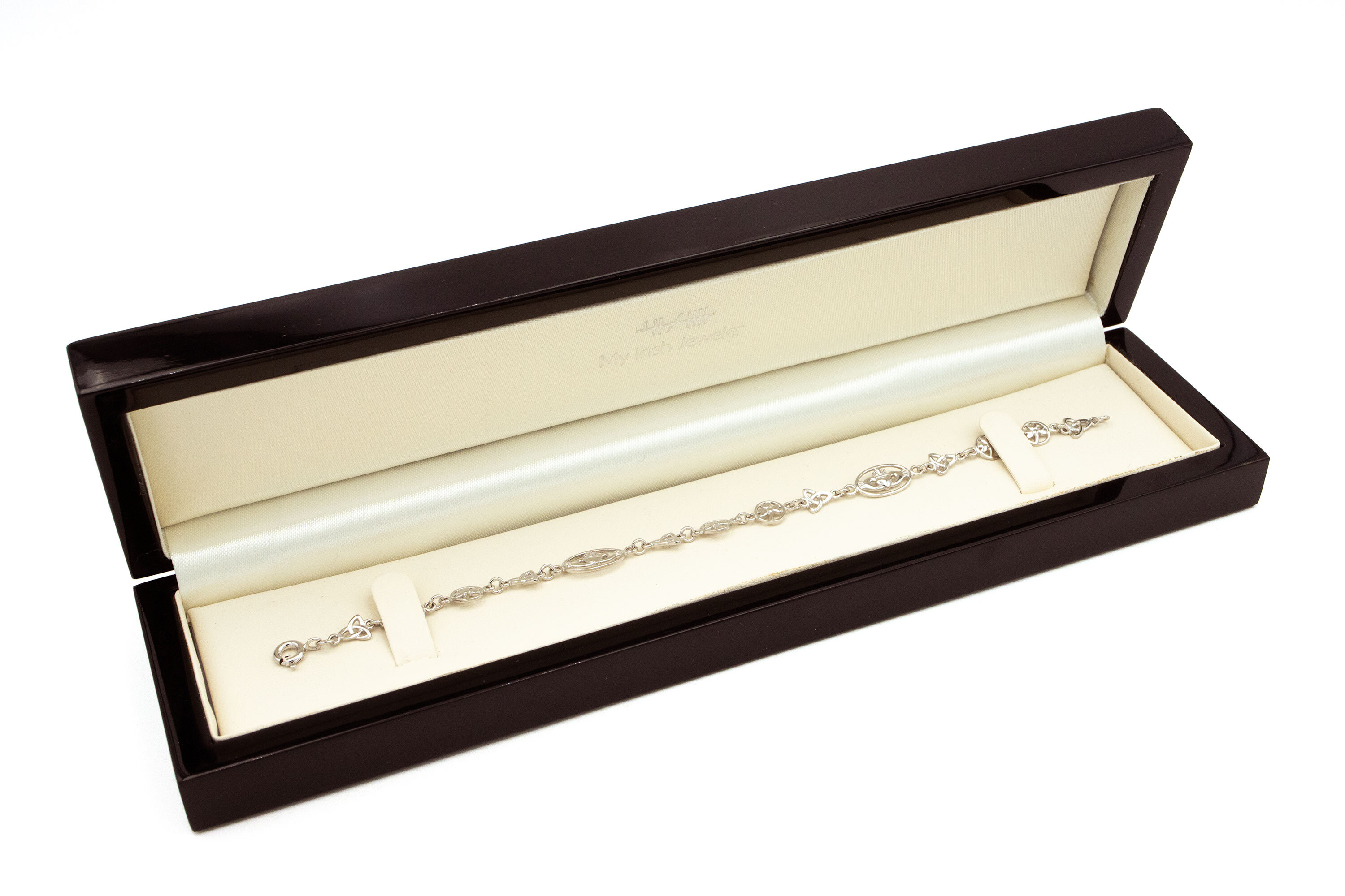 Attractive Sterling Silver Claddagh Bracelet For Women