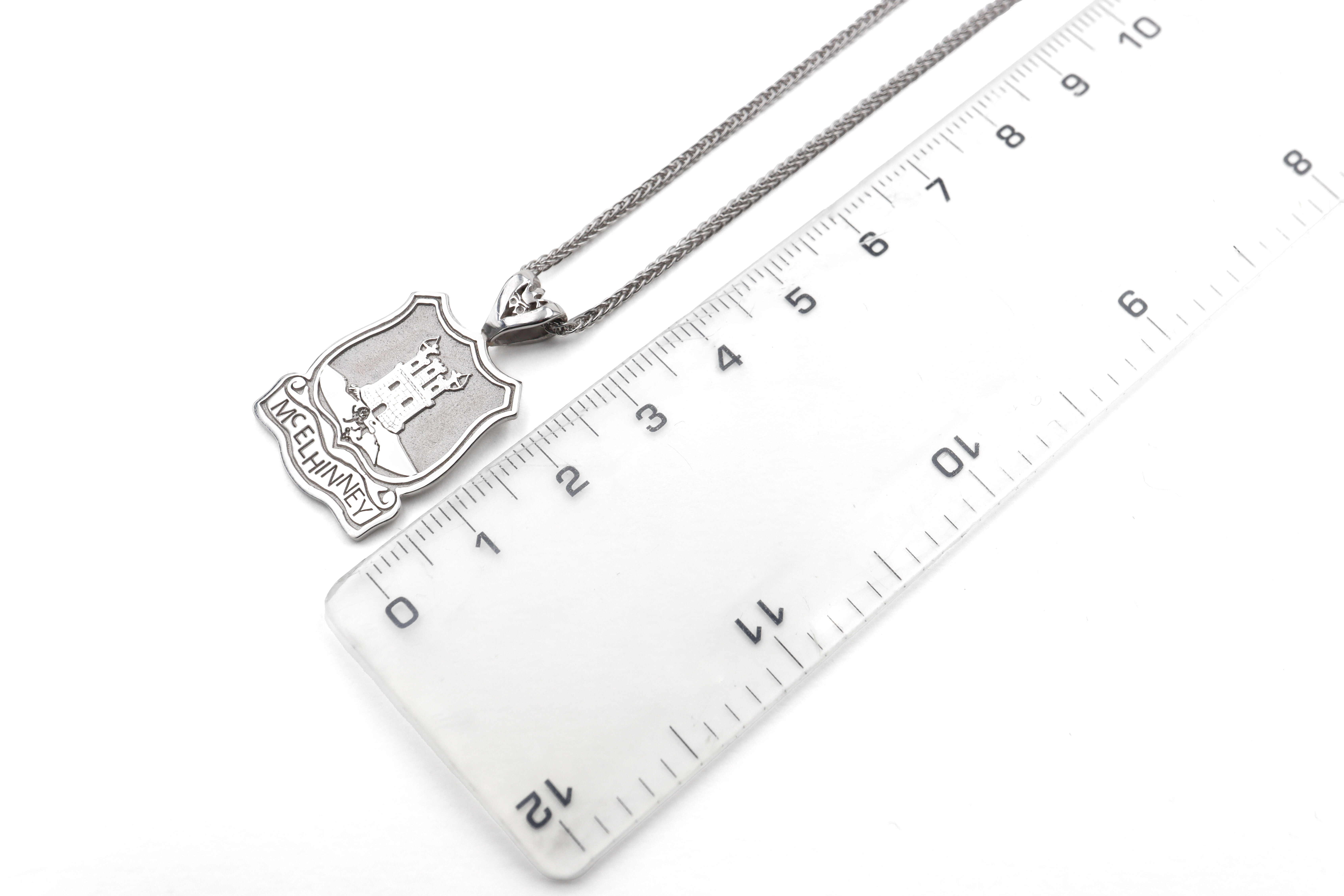 Your Coat of Arms Necklace with Ribbon