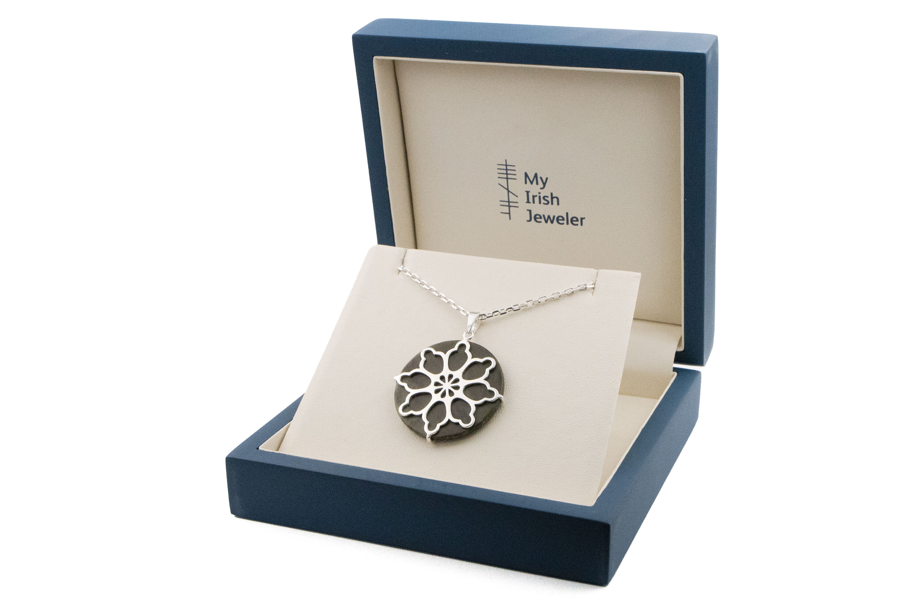 Attractive Sterling Silver Connemara Marble Gift Set For Women