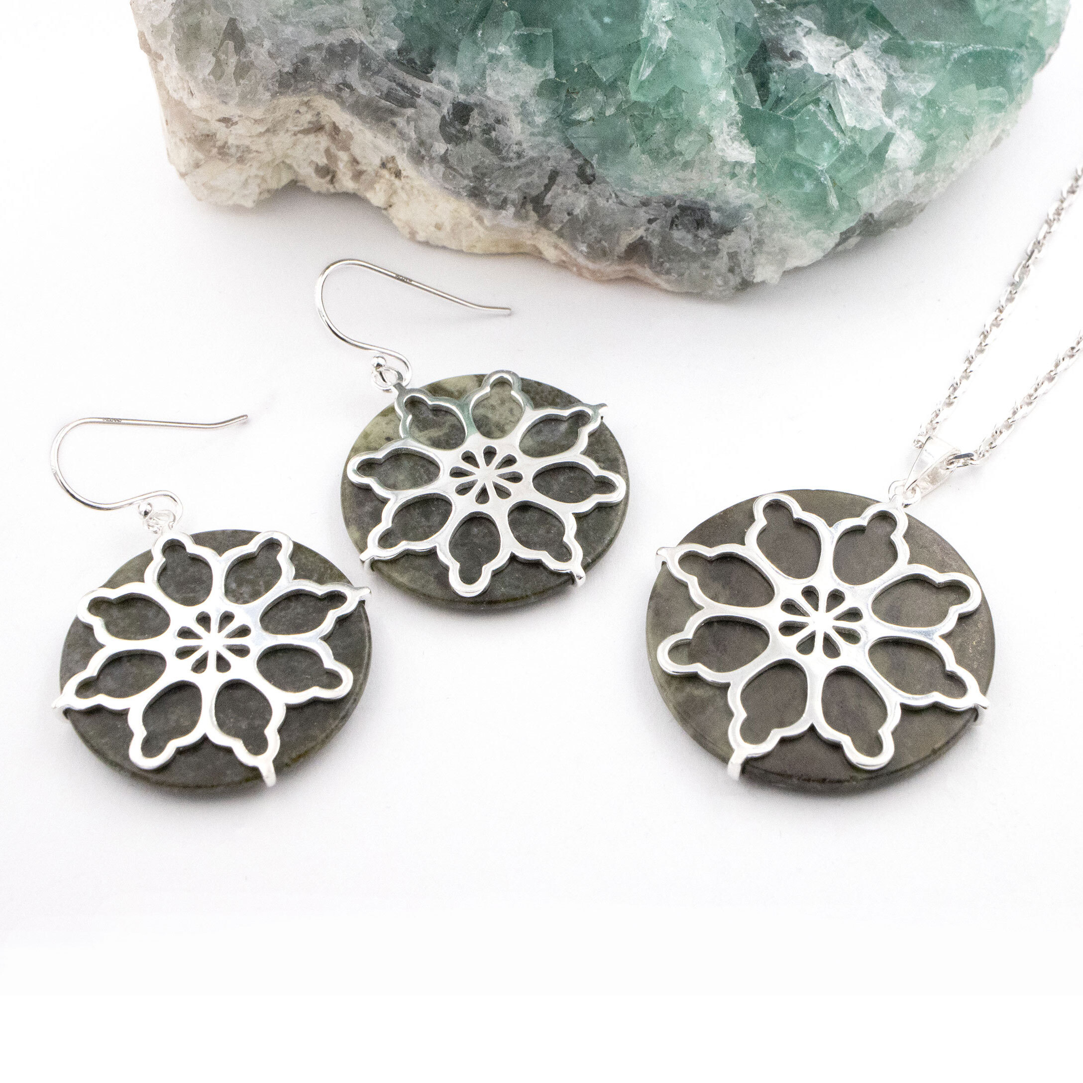 Necklace and Drop Earring Set