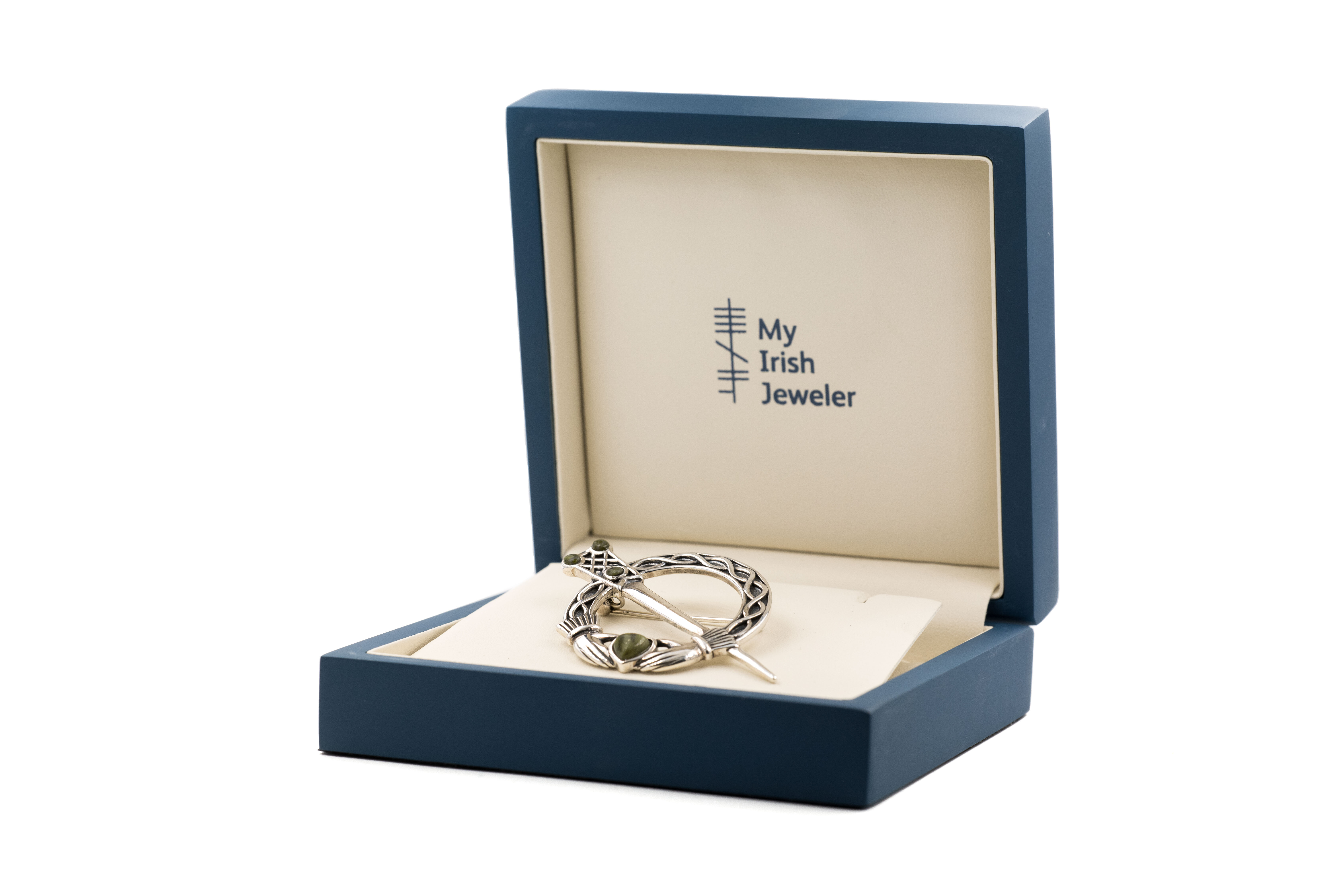 Authentic Sterling Silver Claddagh Brooch