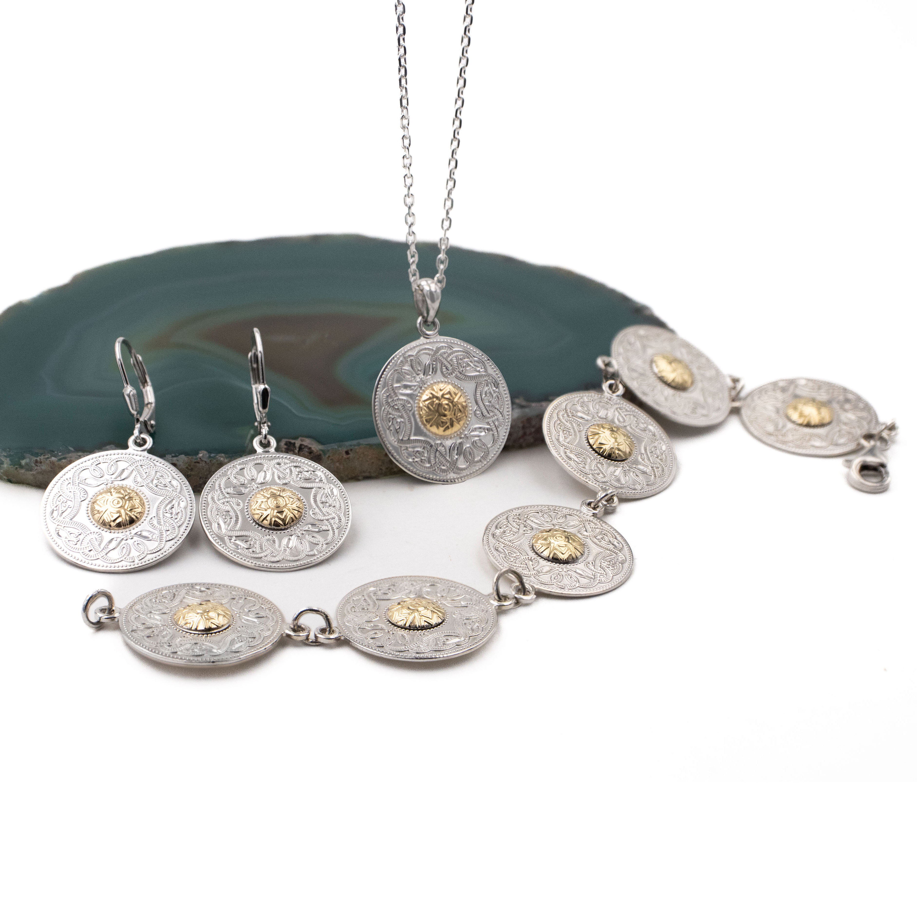 Bracelet, Necklace & Earrings