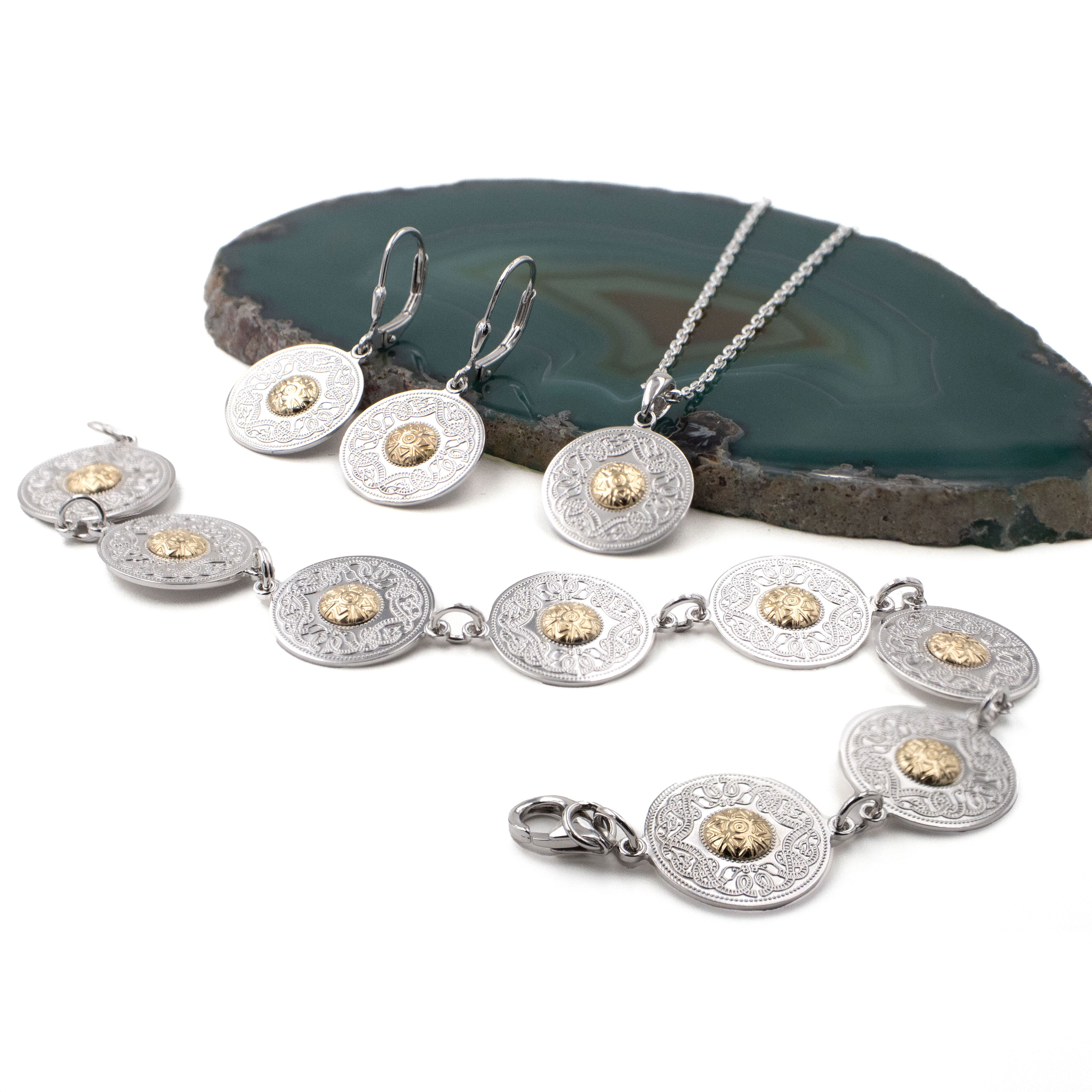 Bracelet, Necklace & Earrings