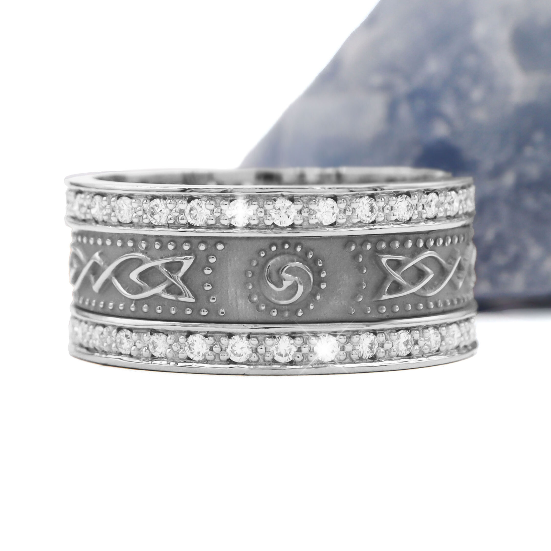 Ardagh Chalice Band with Diamond Set Trims