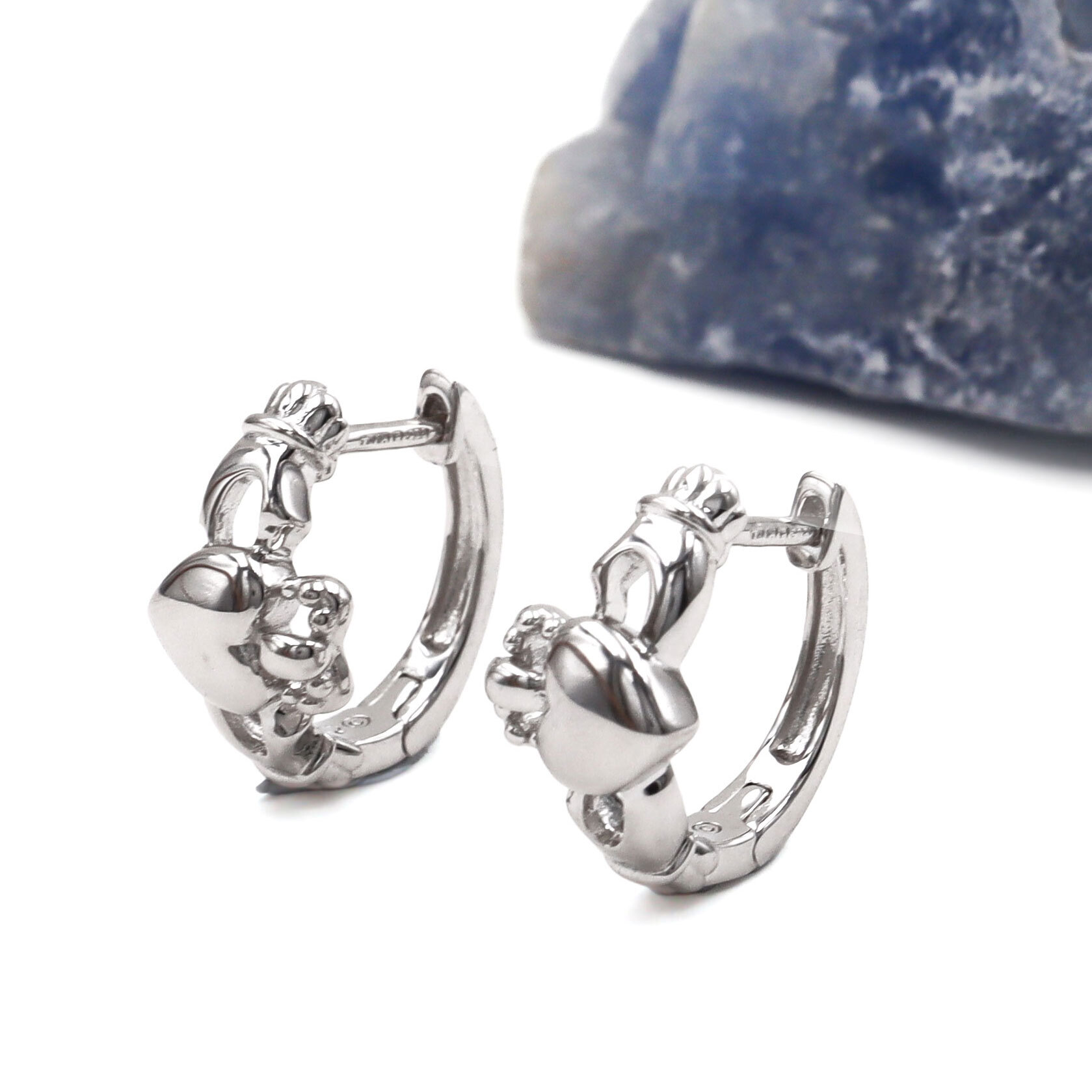 Claddagh Hoop Earrings