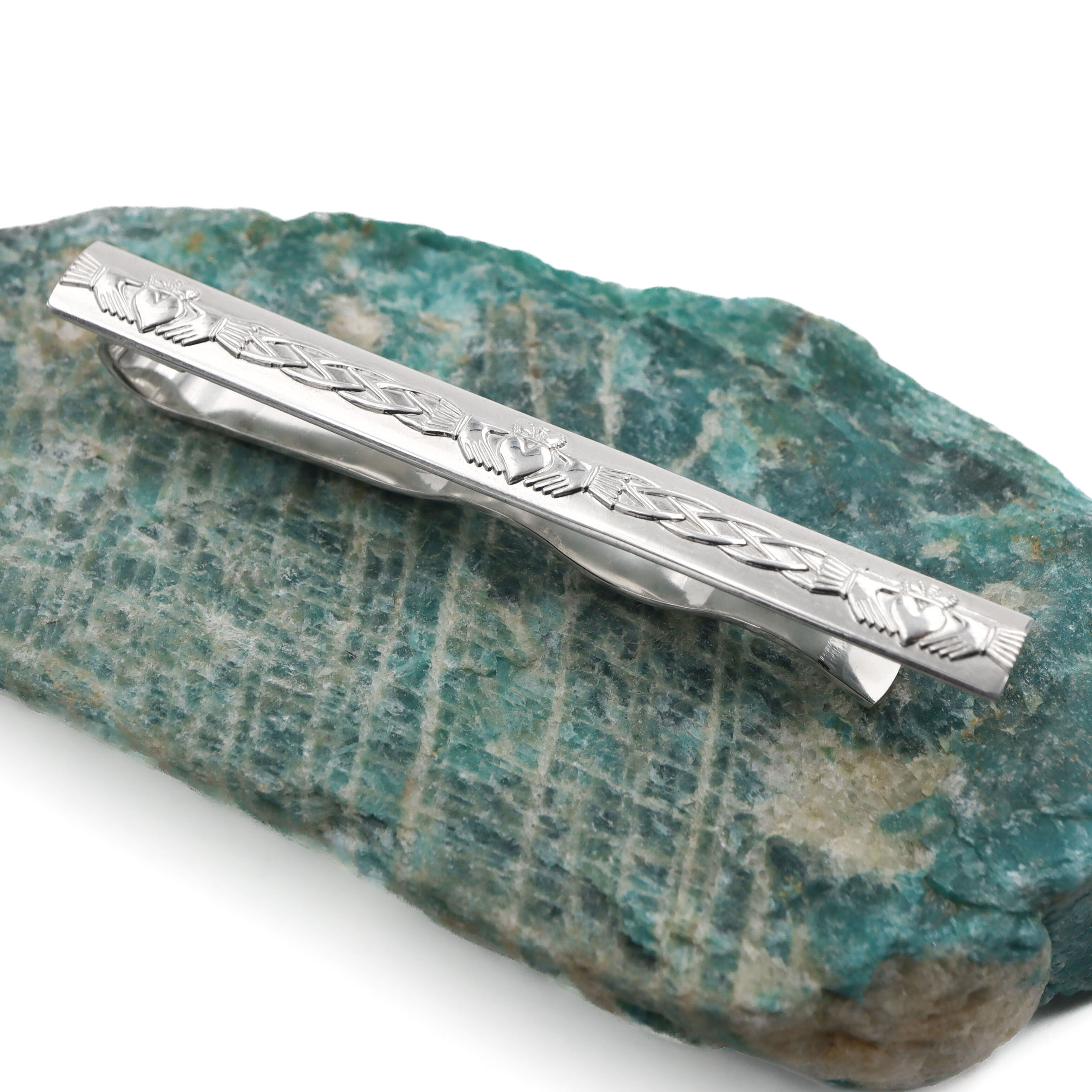 Claddagh and Celtic Knot Tie Bar