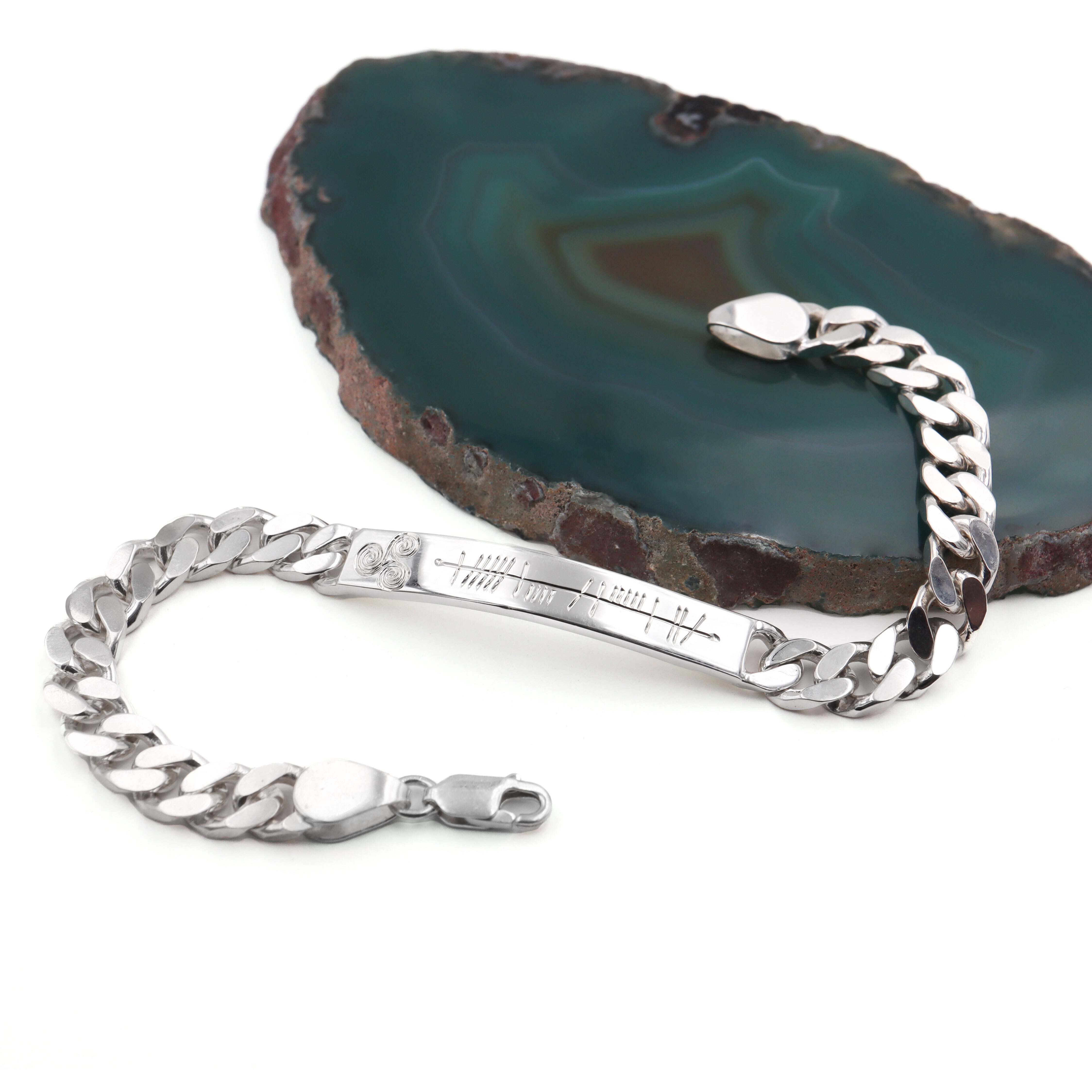 Customized Ogham Name Bracelet For Men