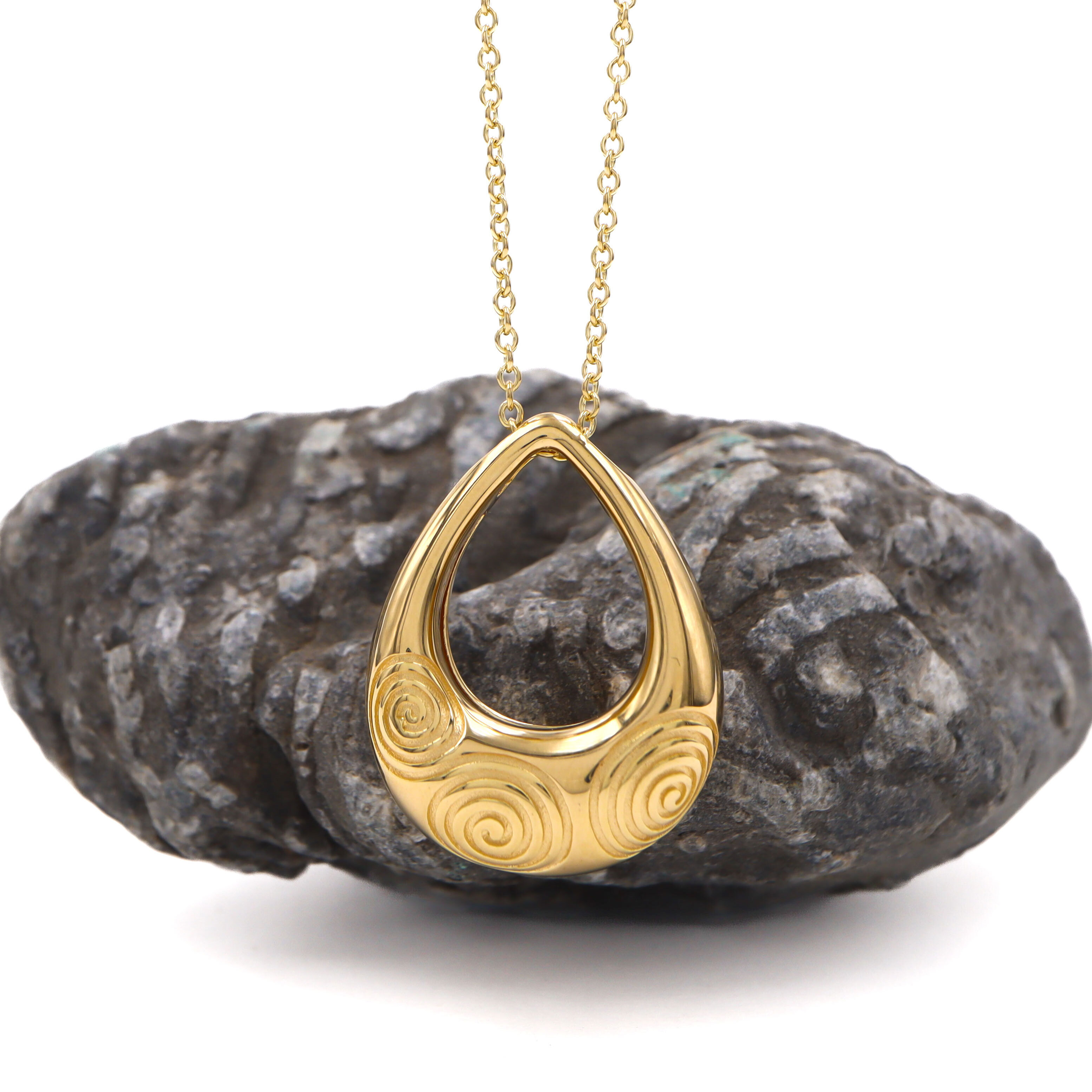 Gold Vermeil Triskele Necklace