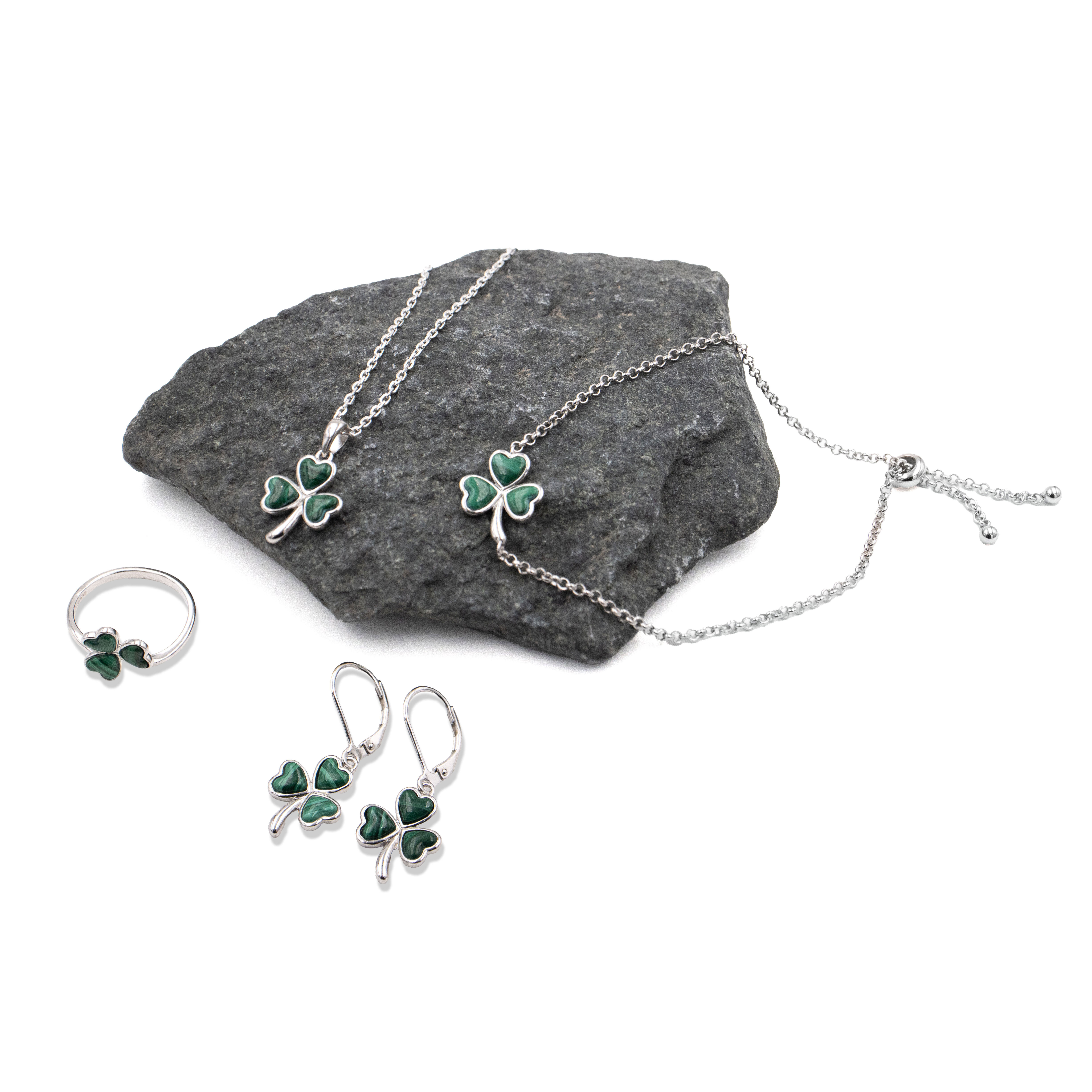 Drop Earring, Necklace, Bracelet and Ring Gift Set