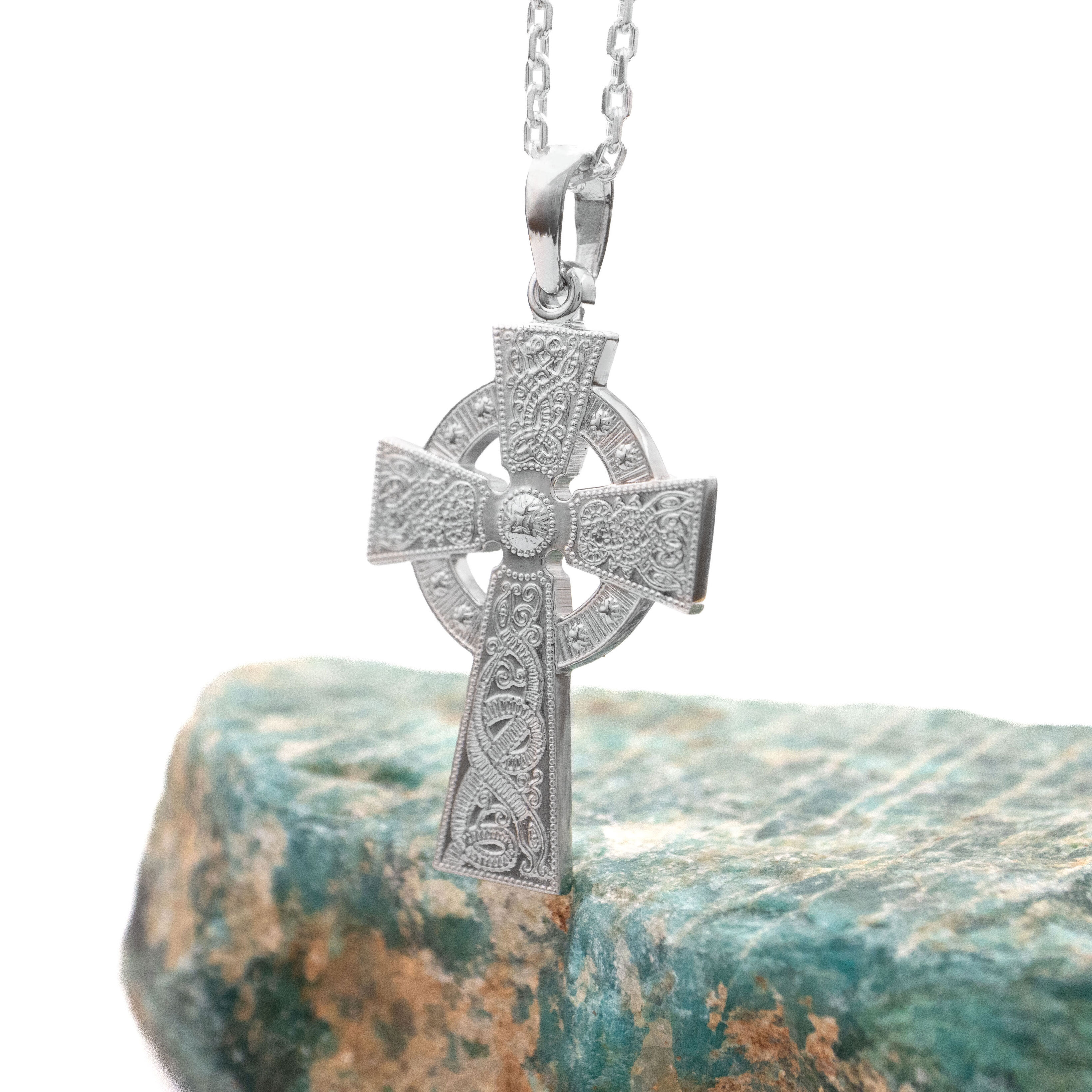 Sterling Silver Celtic Warrior Cross