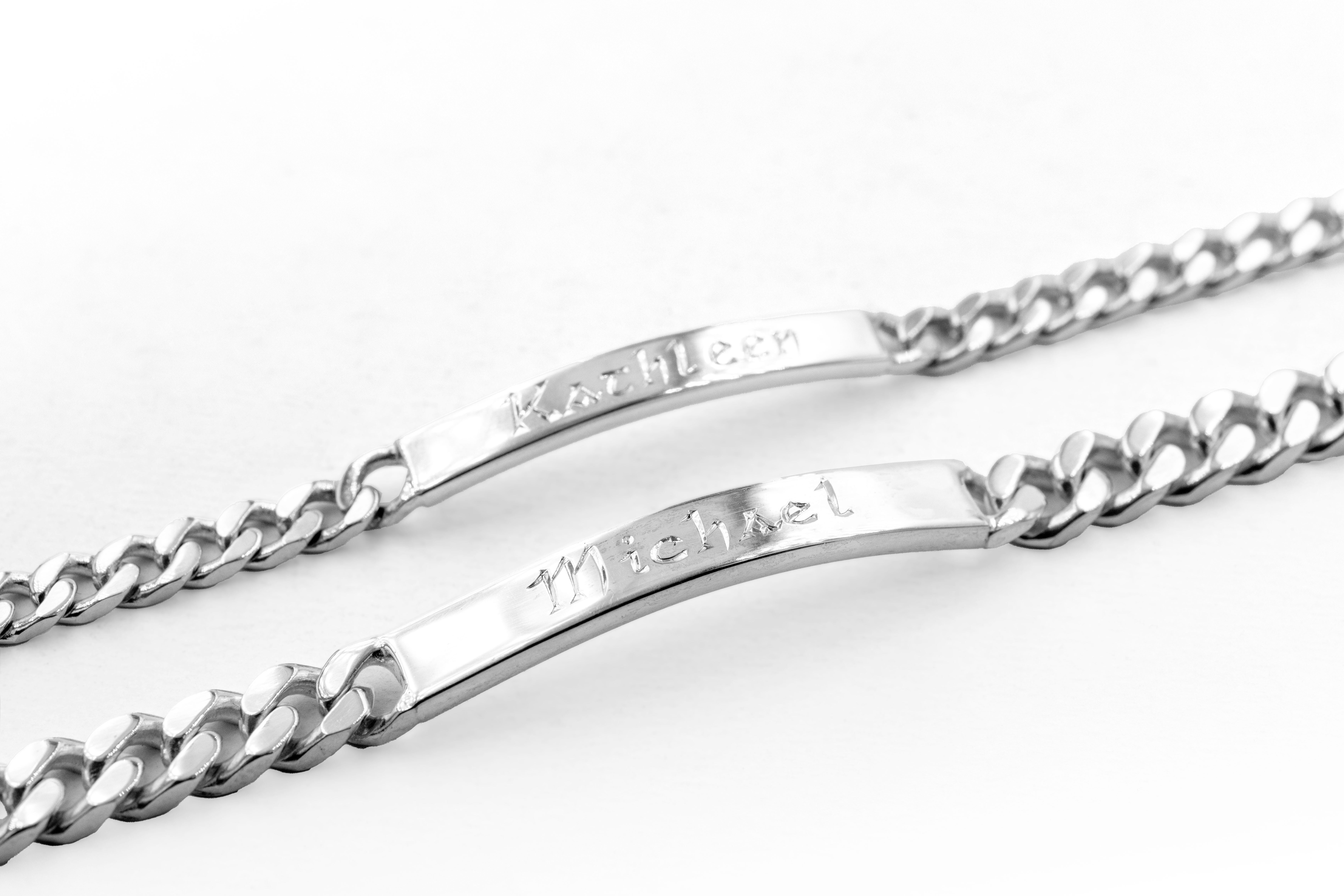 Real Sterling Silver Gaelic Bracelet With a Polished Finish For Women