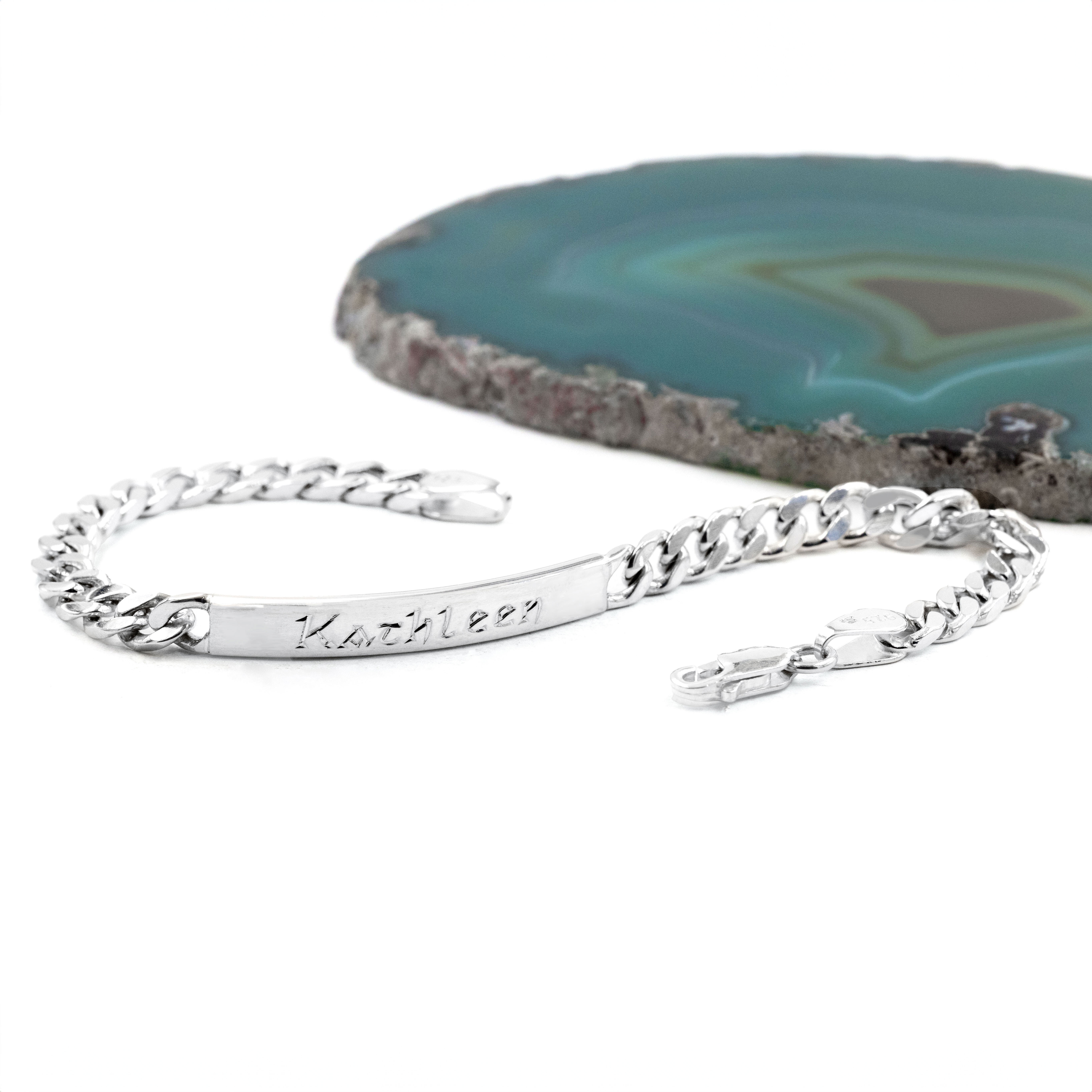 Custom Engraved Gaelic Bracelet