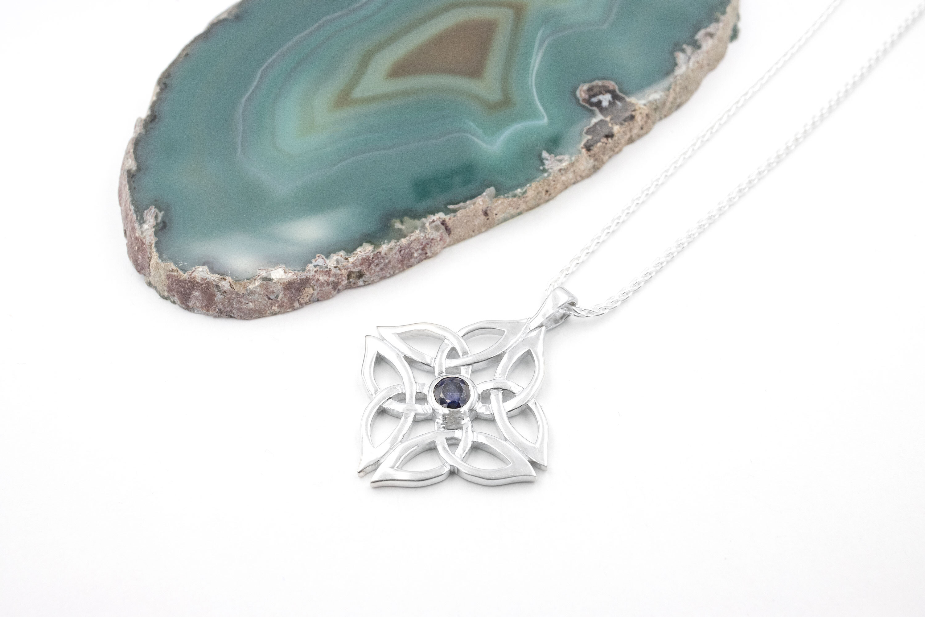 Shield Knot Necklace, From Ireland My Irish Jeweler