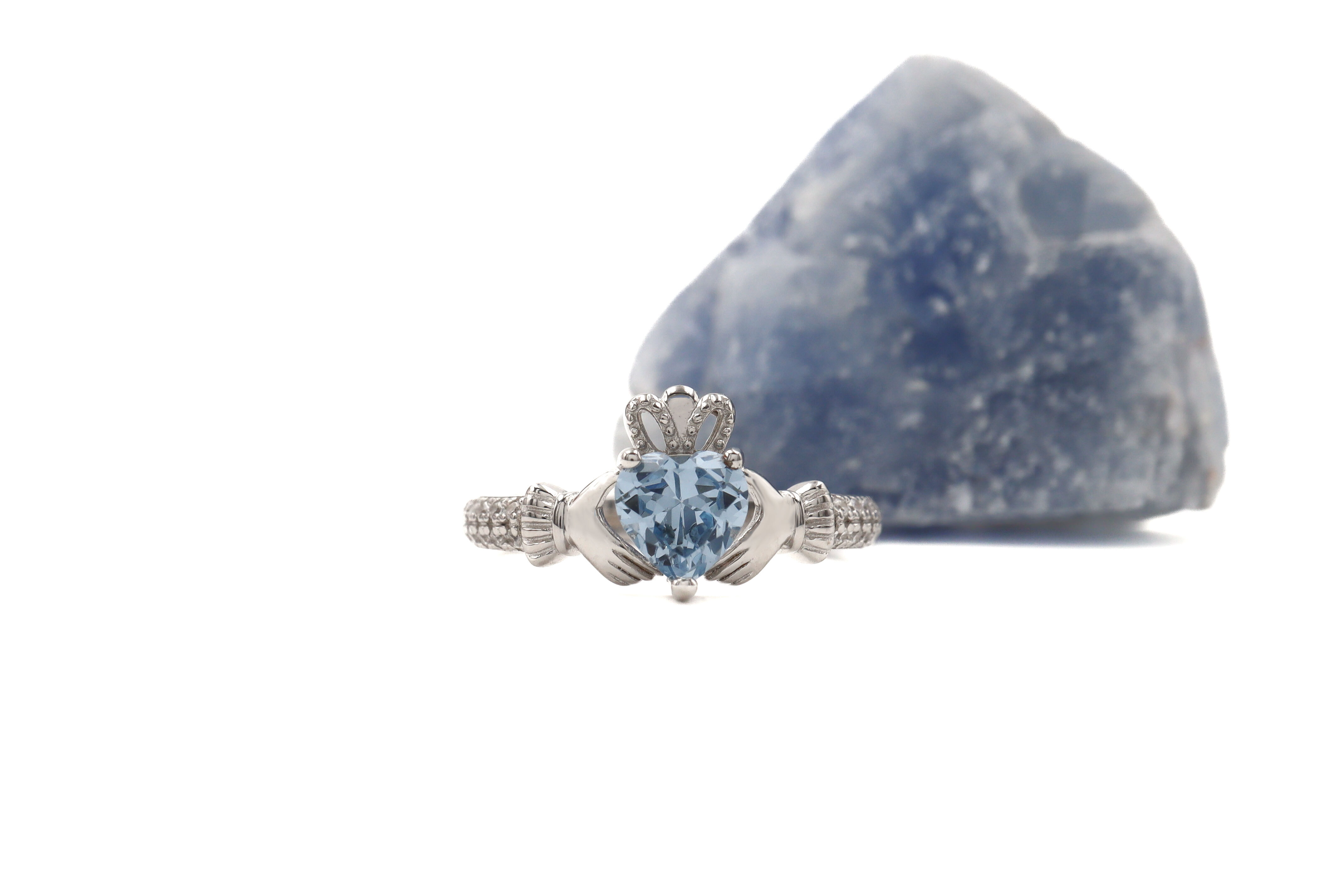 Womens Polished December Birthstone Gift Set in Real Sterling Silver