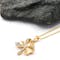Womens Yellow Gold Shamrock Necklace - Gallery