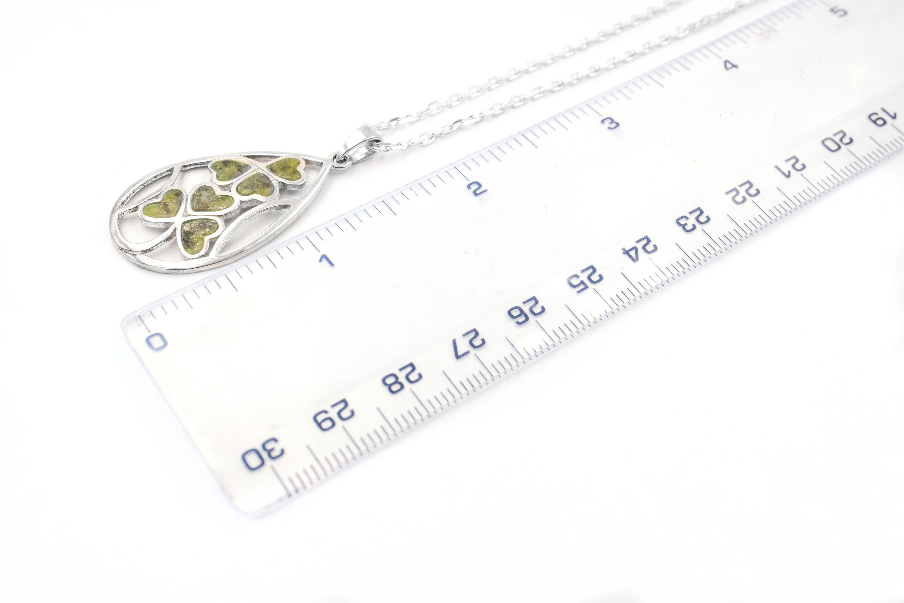 Womens Shamrock Gift Set in Real Sterling Silver