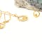 Striking 14K Gold Vermeil Claddagh Earrings For Women. Side View. - Gallery