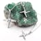 Attractive Sterling Silver St Brigids Cross Necklace For Women. Side View. - Gallery