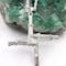 Large Real Sterling Silver St Brigids Cross Necklace For Women. Side View. - Gallery