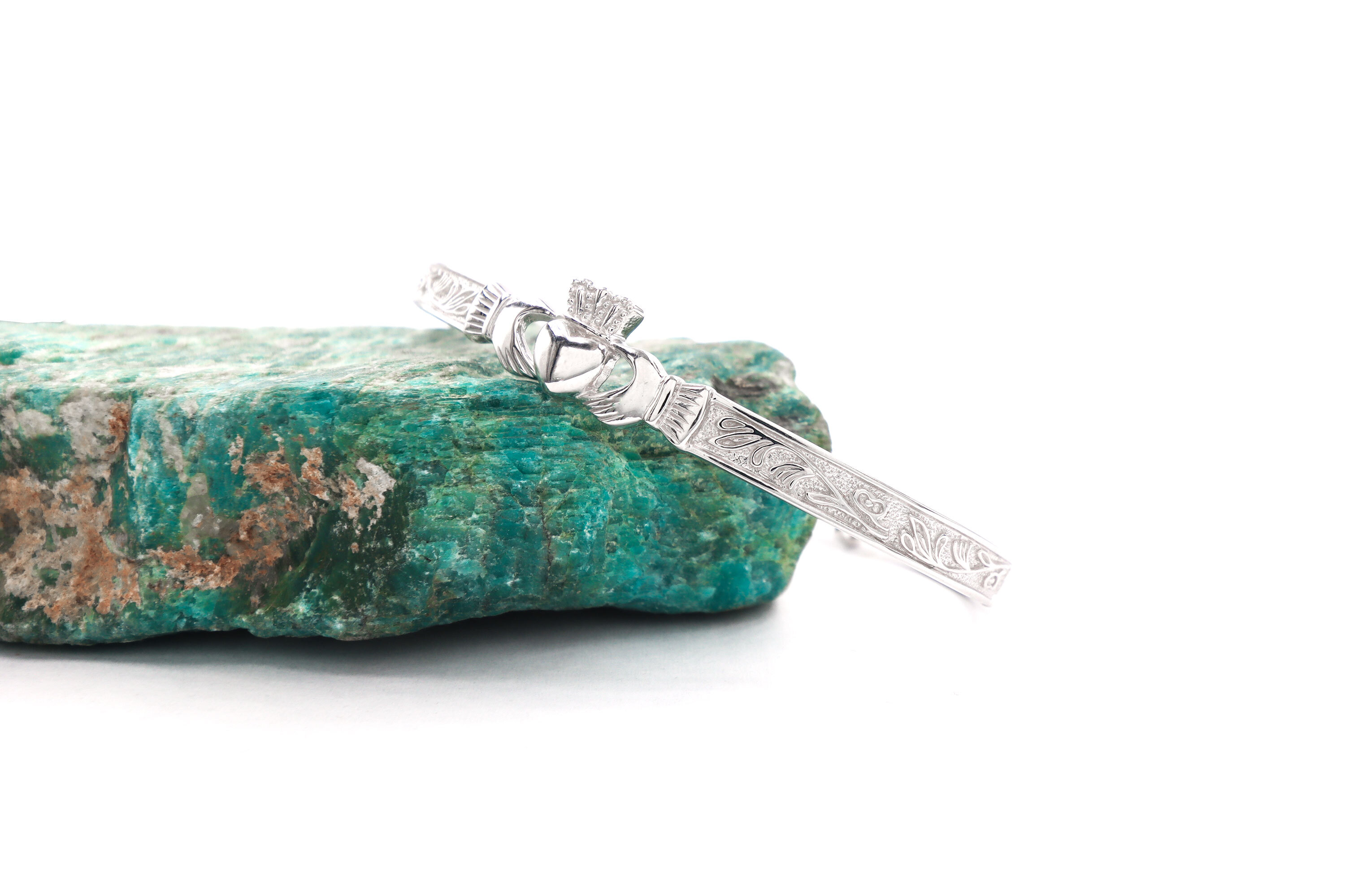 Attractive Sterling Silver Claddagh Bracelet For Kid