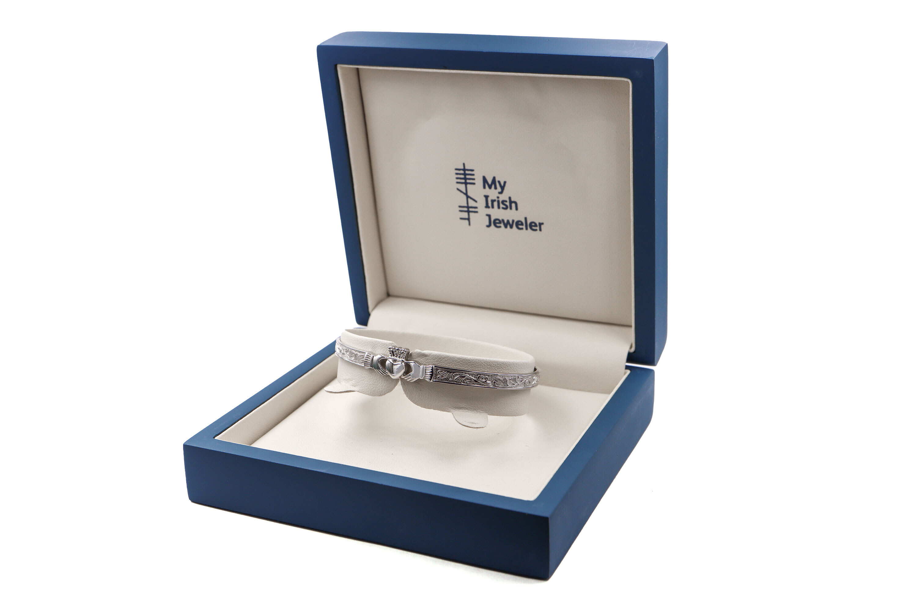 Gorgeous Sterling Silver Claddagh Bracelet For Children