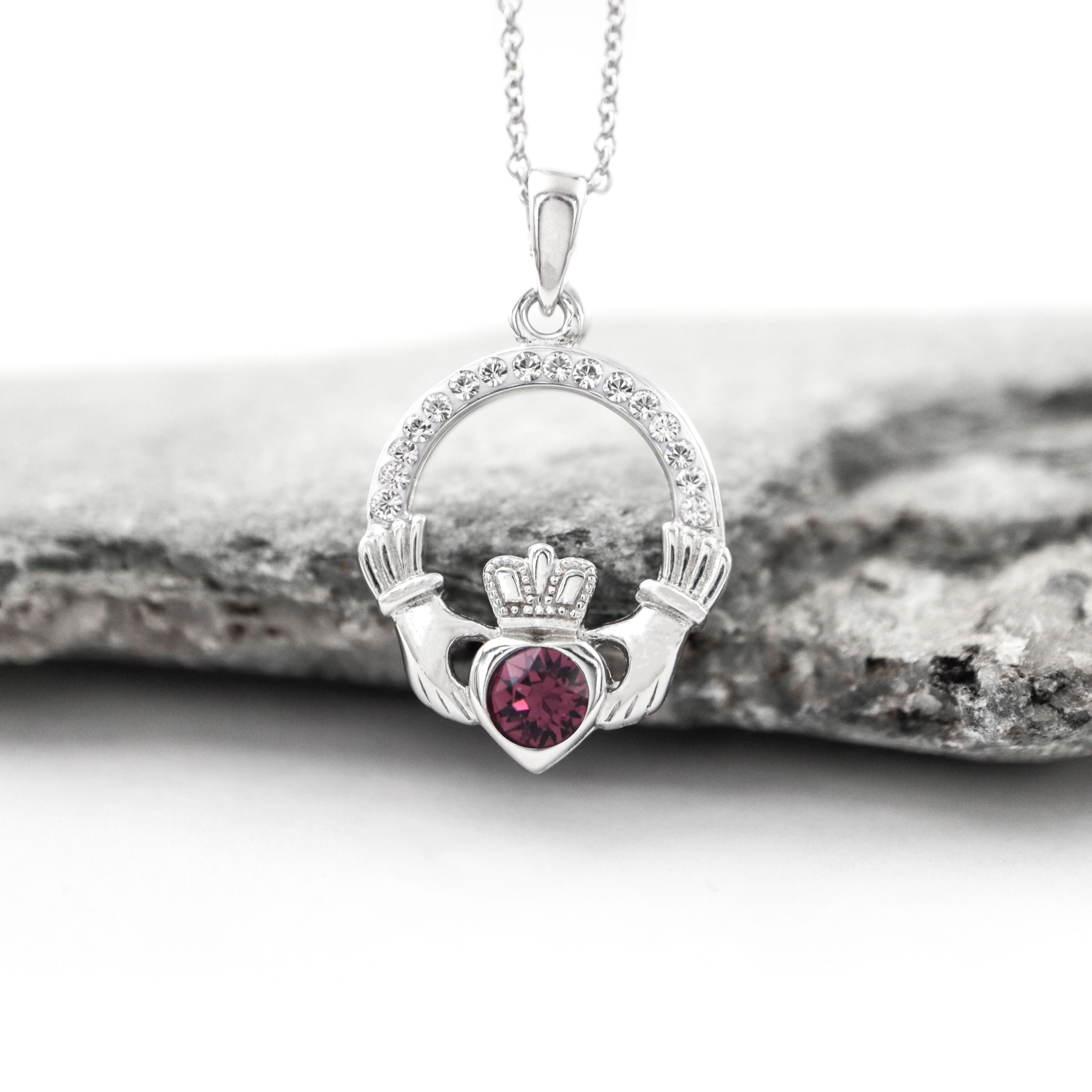 Sterling Silver Celtic Claddagh Necklace, Celtic Jewelry, Small Celtic  Pendant | eBay