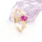 Gorgeous 10K Yellow Gold July Birthstone Ring For Women - Gallery
