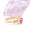 Attractive Yellow Gold July Birthstone Anniversary Ring For Women - Gallery