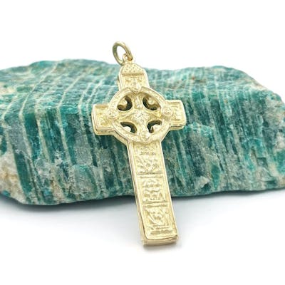 Gold Clonmacnoise Cross of Scriptures