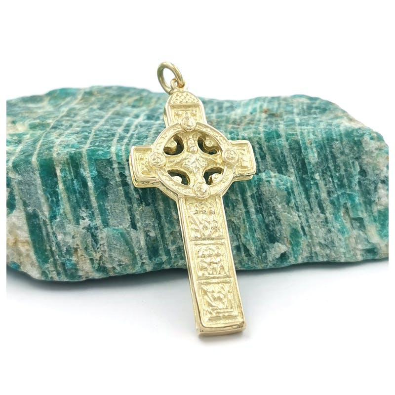 Gold Clonmacnoise Cross of Scriptures