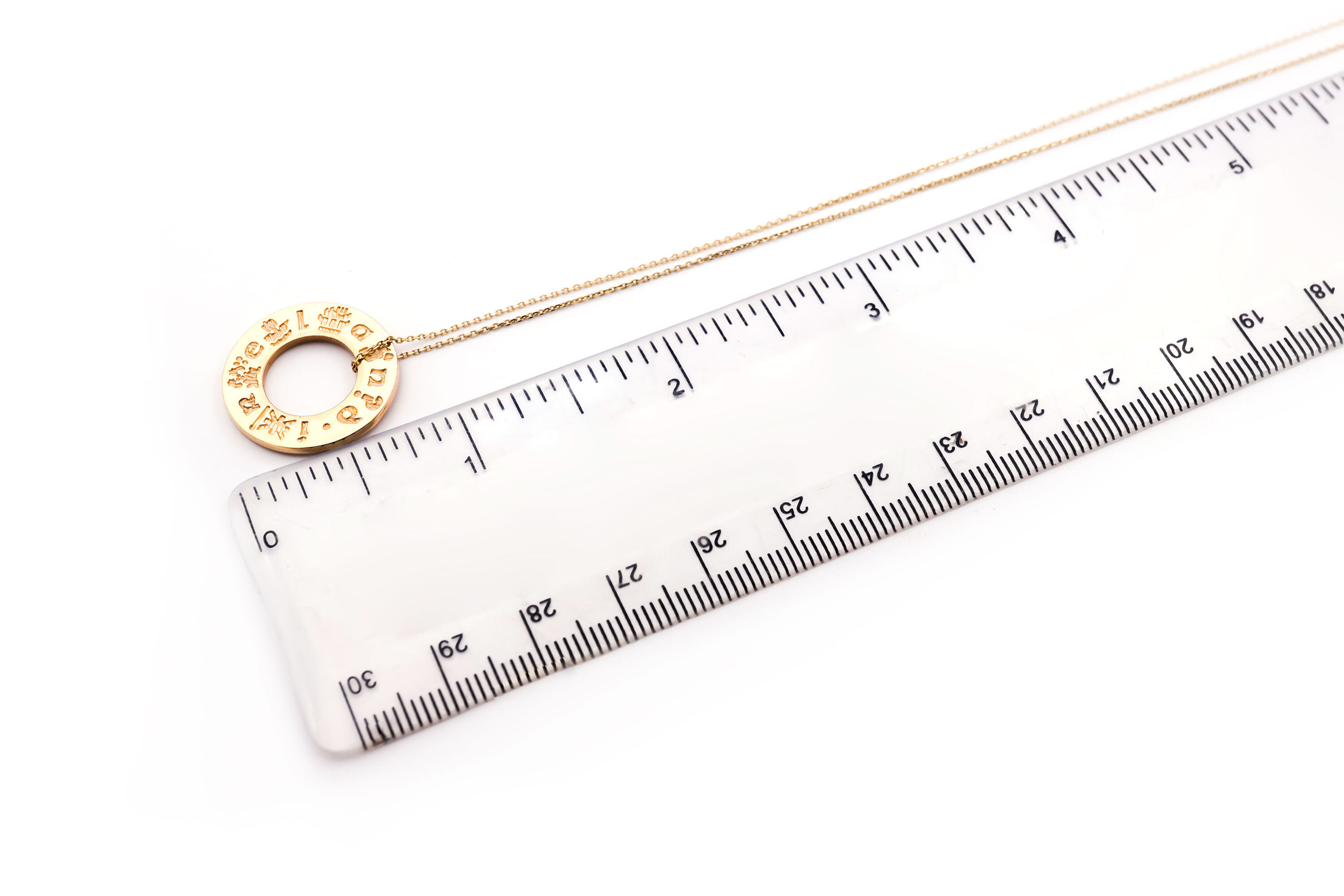 Genuine Yellow Gold History Of Ireland Necklace For Women