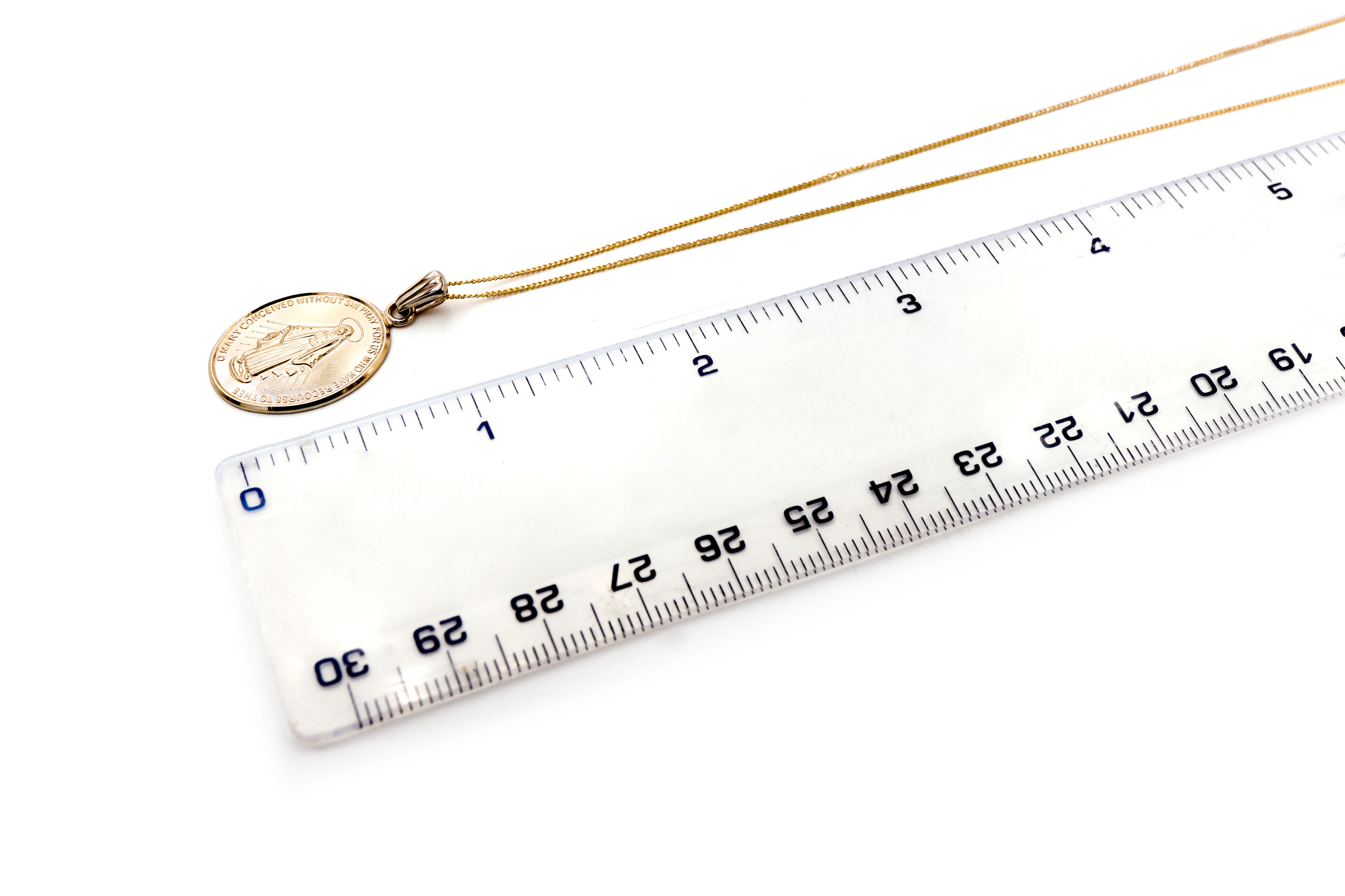 Medals and Medallions Necklace in Real Yellow Gold