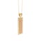 Attractive 10K Yellow Gold Ogham Necklace For Women - Gallery