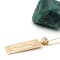 Womens Irish 10K Yellow Gold Ogham Personalizable Necklace - Gallery