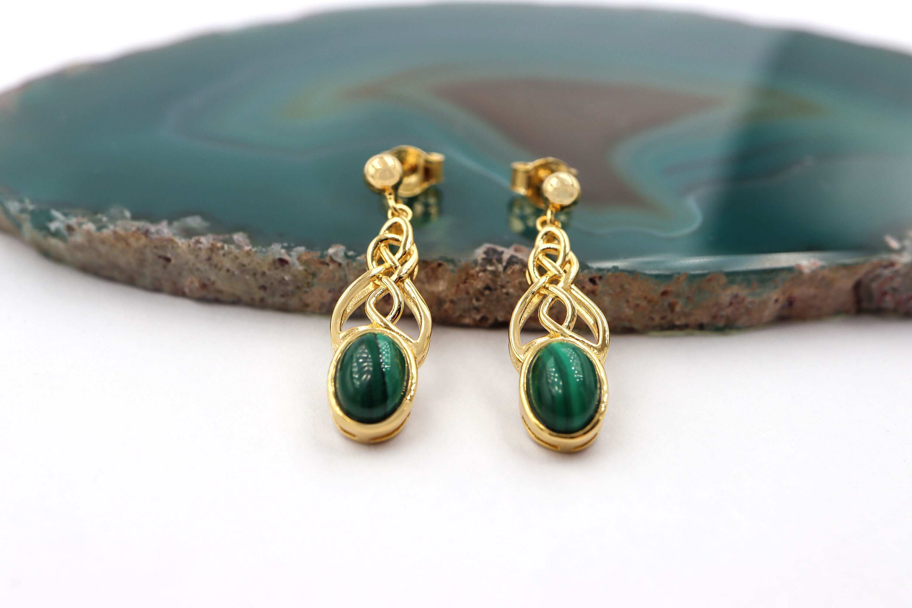 Striking Gold Vermeil Celtic Knot Gift Set For Women